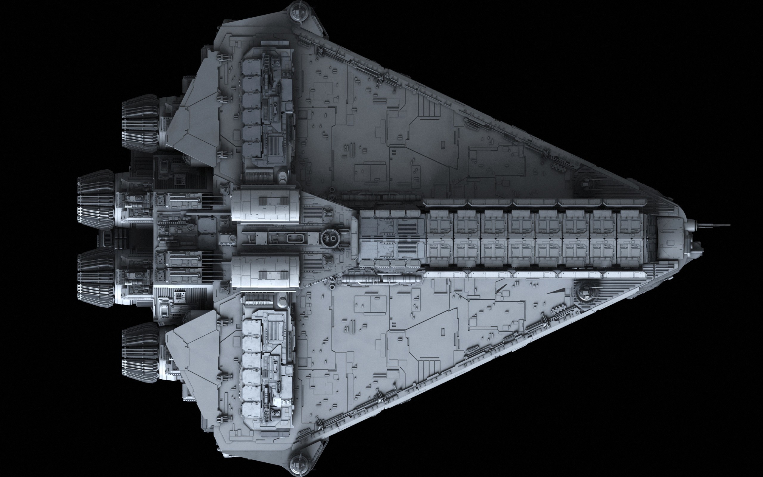 General 2560x1600 Star Wars artwork spaceship fractalsponge vehicle Star Wars Ships