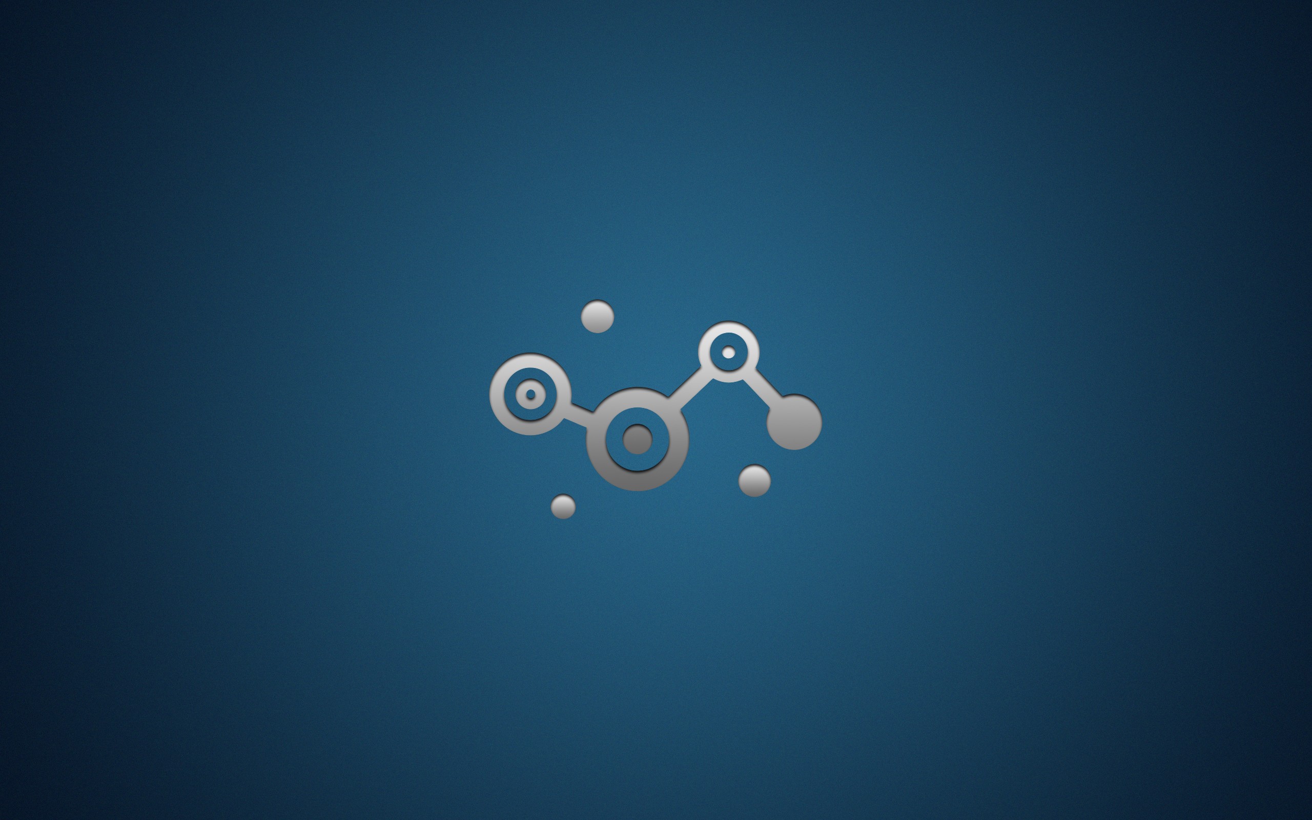 General 2560x1600 Steam (software) PC Master  Race blue background simple background PC gaming DeviantArt minimalism