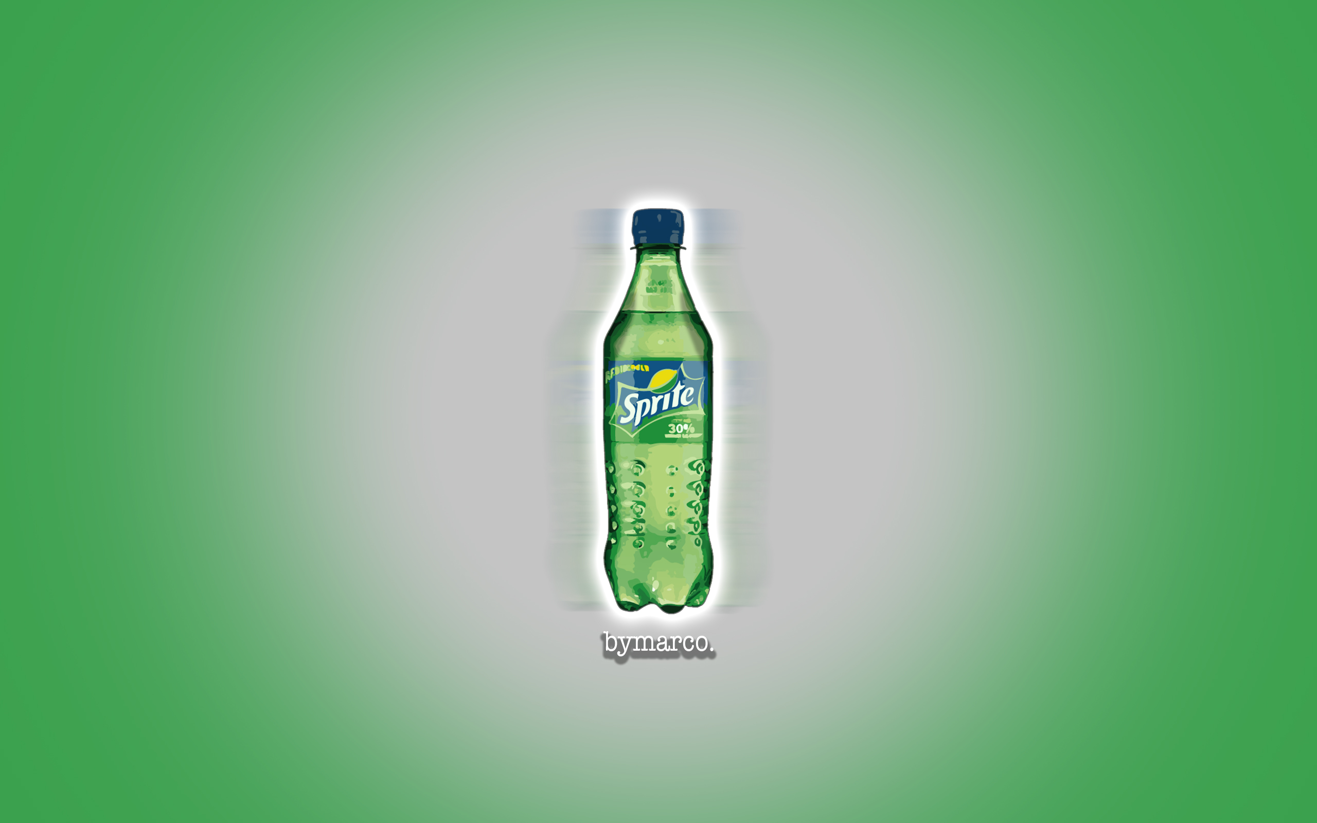 General 2560x1600 food drink illustration photoshopped Sprite (drink) digital art simple background watermarked