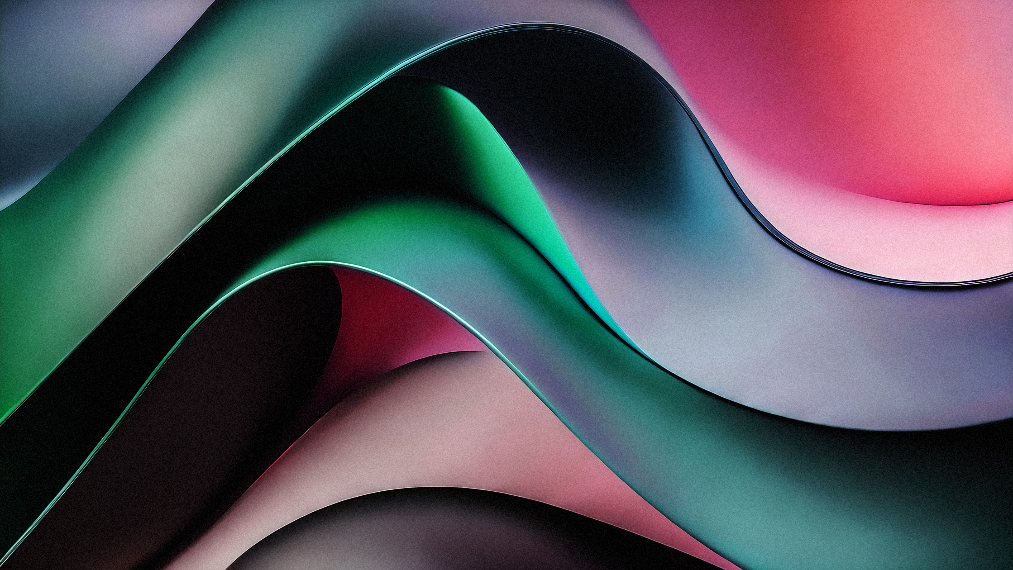 General 3840x2160 abstract 3D Abstract artwork gradient digital art minimalism Blender colorful CGI