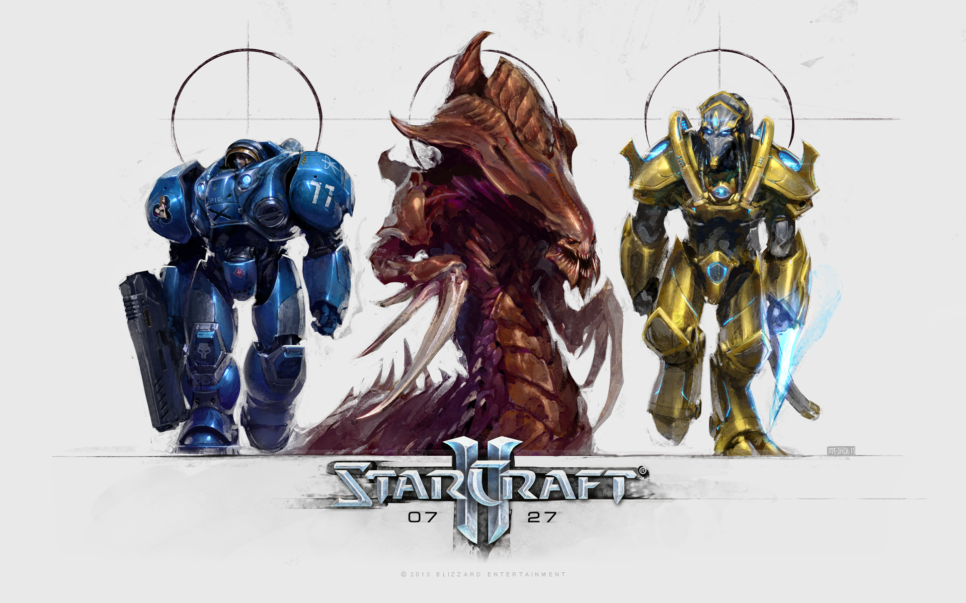 General 1920x1200 Starcraft II StarCraft II : Heart Of The Swarm Zerg Protoss video games video game art video game characters creature logo video game creatures