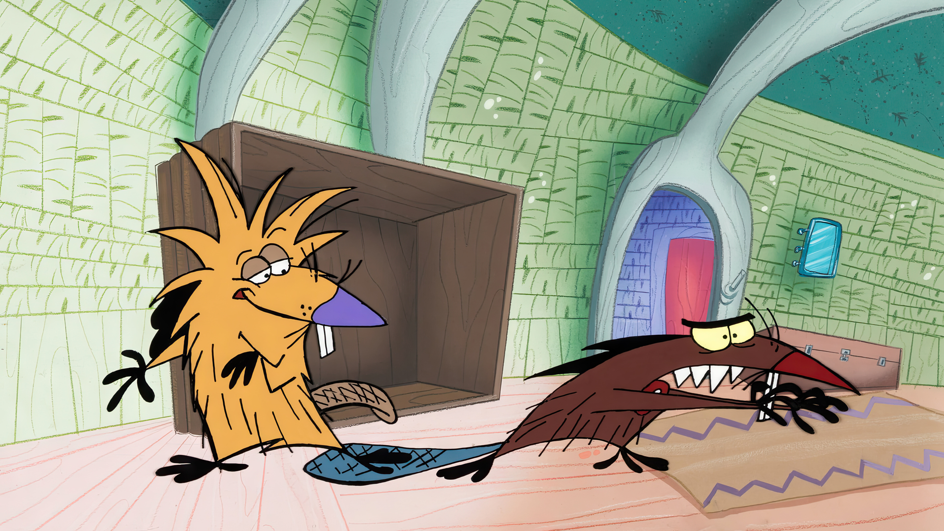 General 1920x1080 The Angry Beavers cartoon animation film stills production cel Nickelodeon animated series