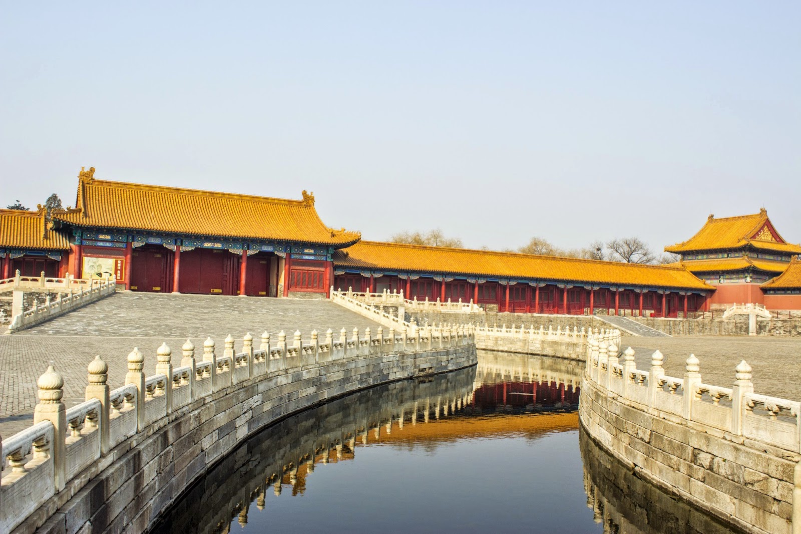 General 1600x1066 architecture building Asian architecture China Forbidden City Beijing temple water Tiananmen Square