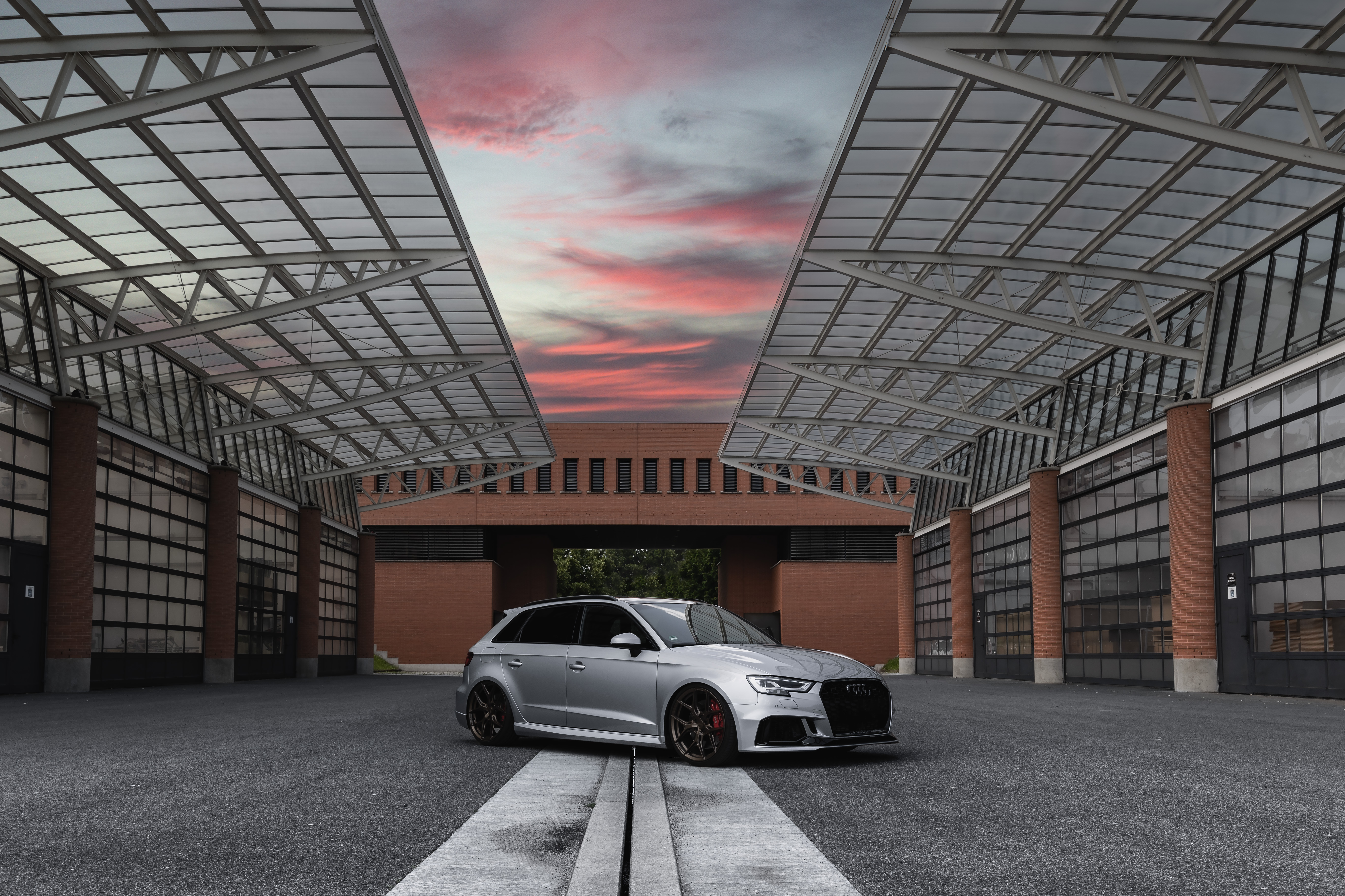 General 5472x3648 Audi car tuning vehicle frontal view sky clouds German cars Volkswagen Group