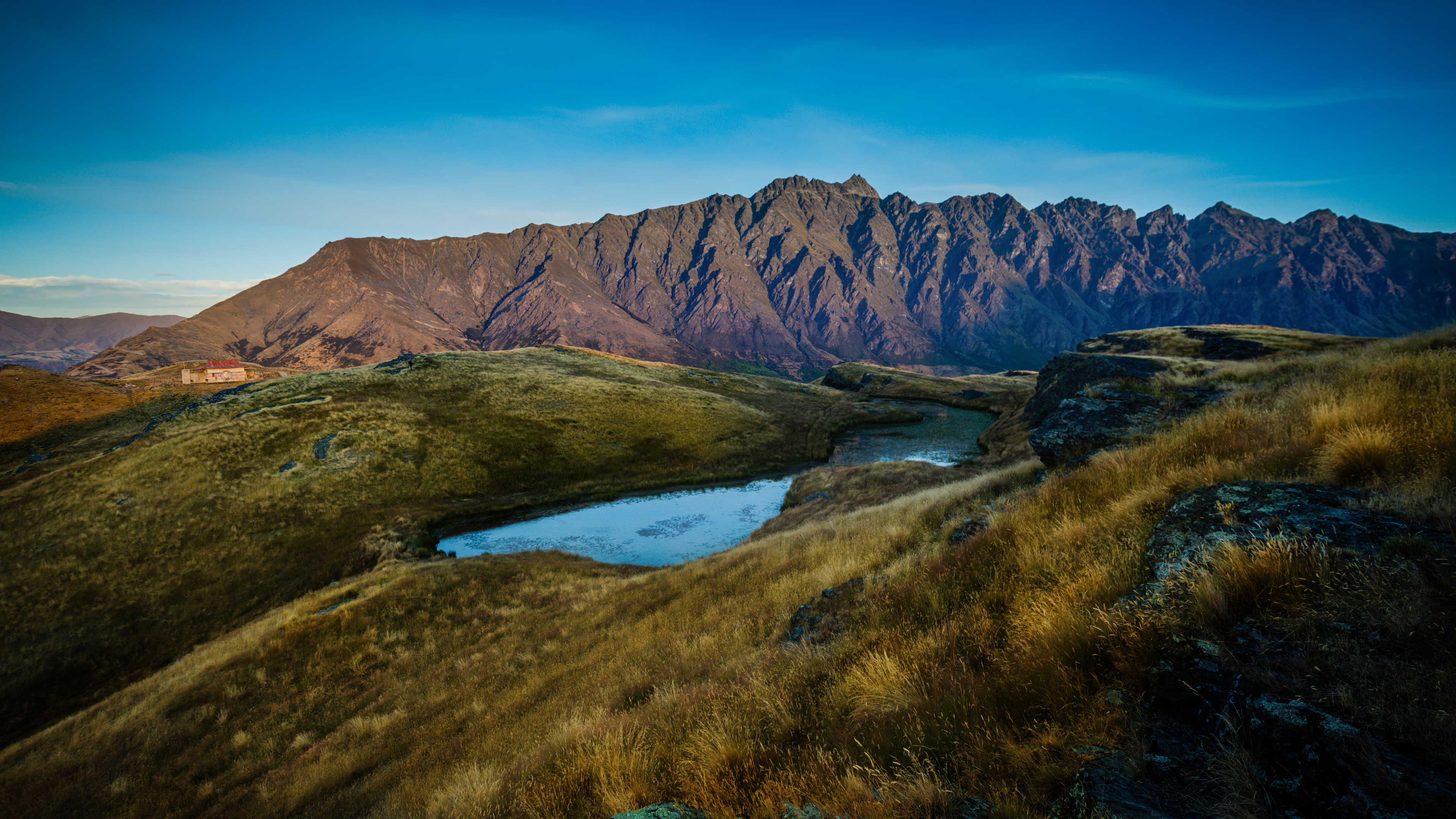 General 3840x2160 landscape 4K New Zealand nature mountains water sky