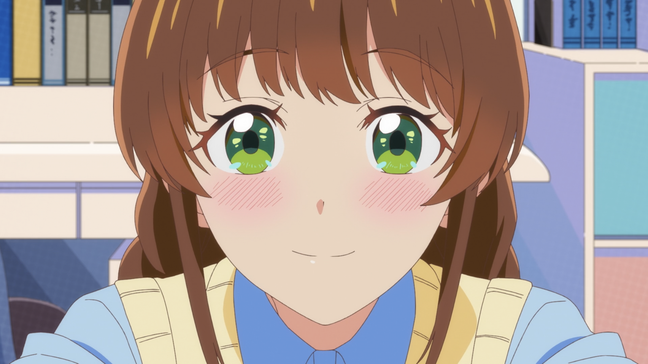 Anime 2208x1242 anime anime girls anime screenshot face More Than a Married Couple, But Not Lovers Sakurazaka Shiori