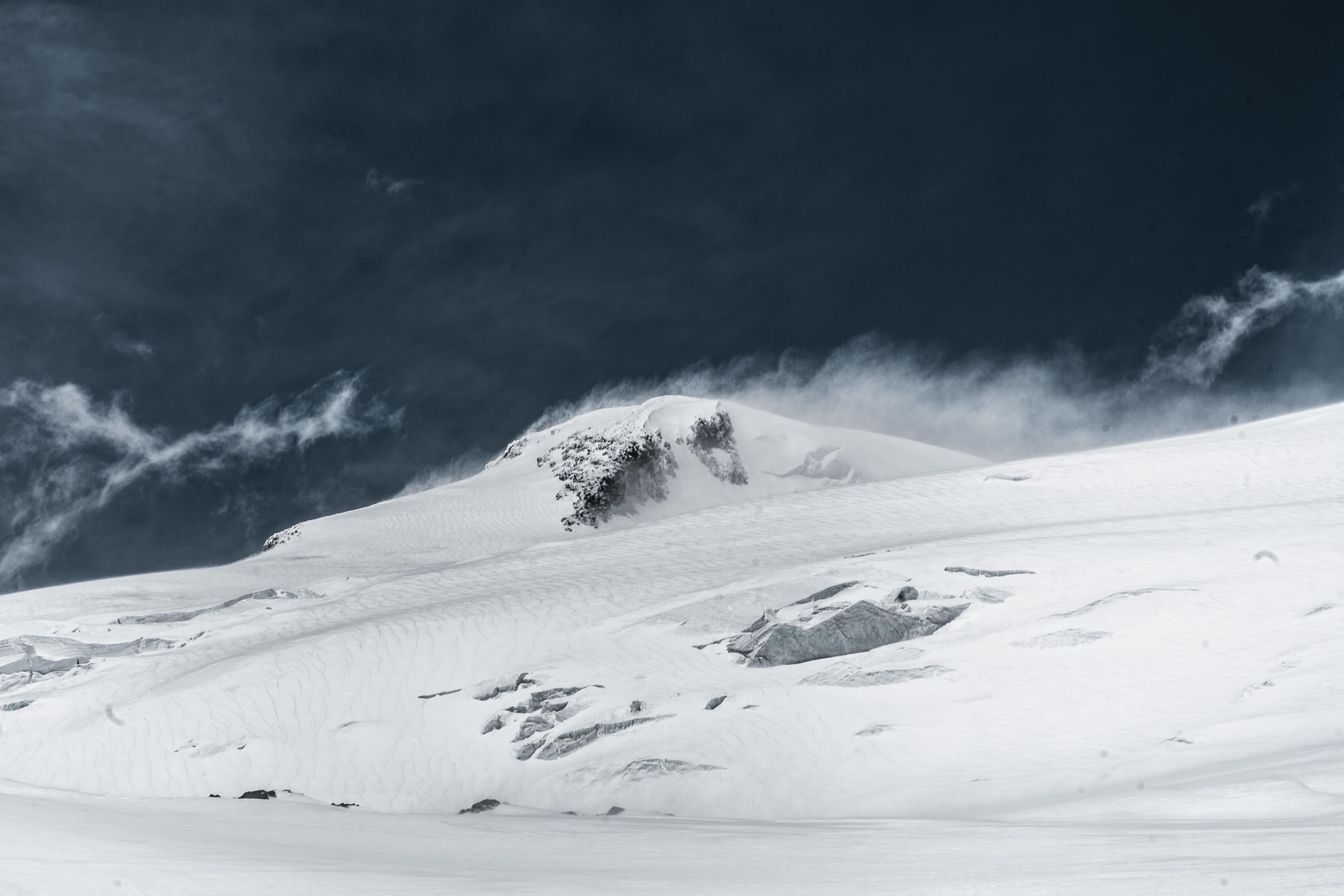 General 3997x2665 landscape nature snow clouds Mount Elbrus Europe Russia glacier