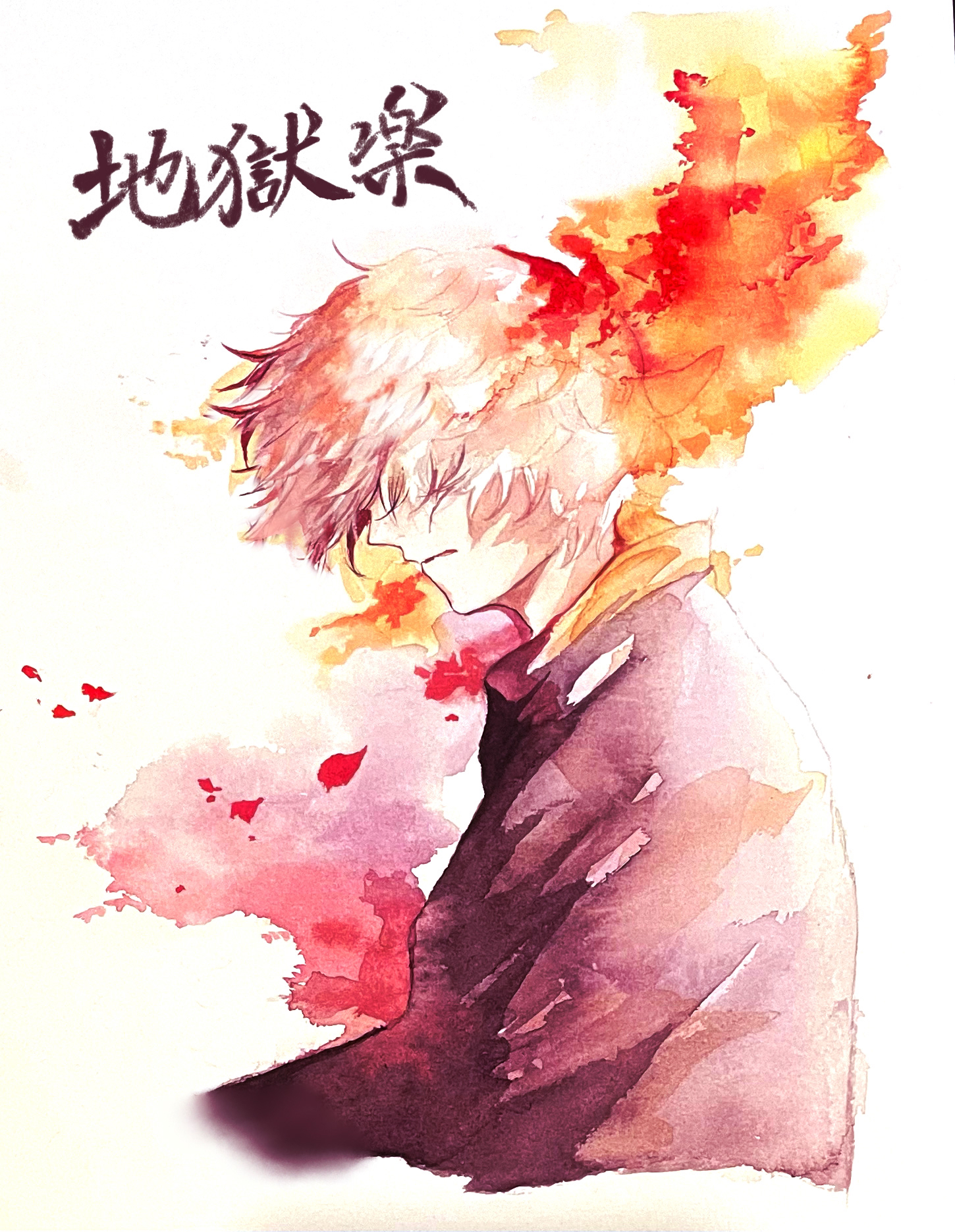Anime Paraíso do Inferno: Jigokuraku Acrílico Vertical Scree