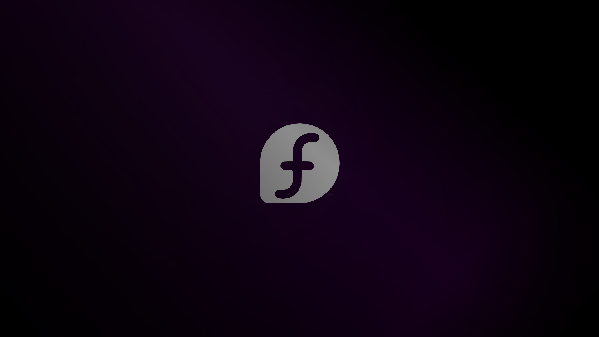 General 1920x1080 Fedora purple background digital art minimalism Linux operating system logo simple background