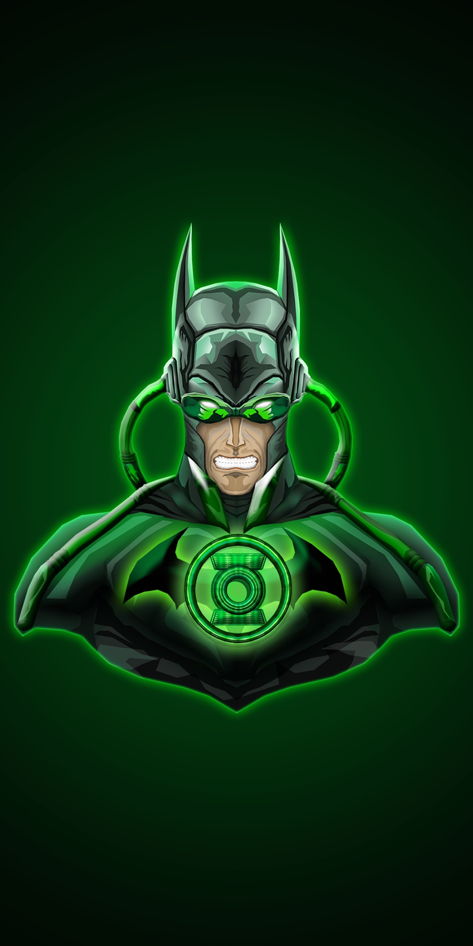 General 950x1900 DC Comics DC Universe DC Extended Universe Green Lantern green background simple background portrait display minimalism superhero