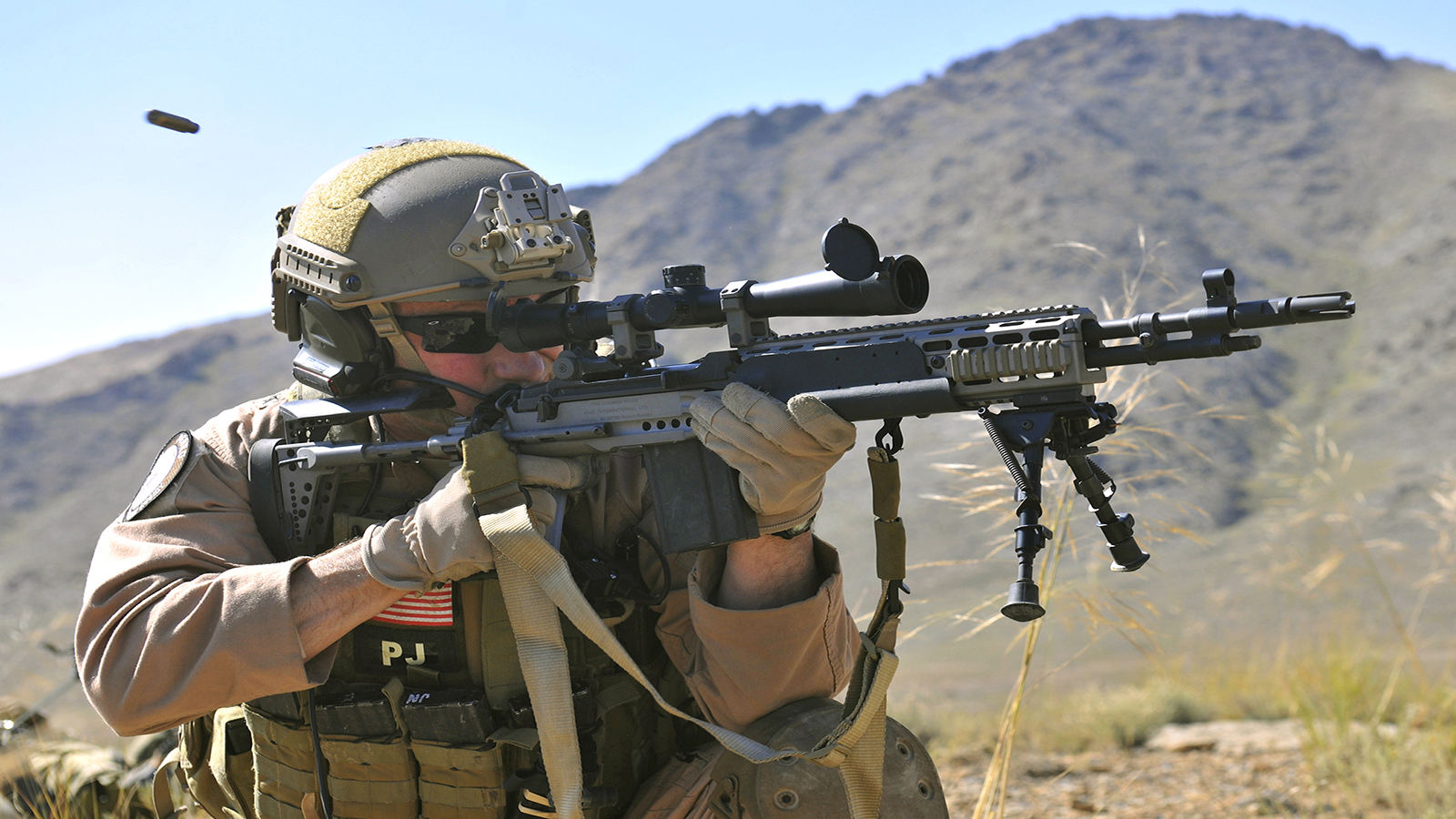 People 1600x900 War in Afghanistan special forces soldier gloves gun helmet men sunglasses ammunition uniform Pararescue Jumper