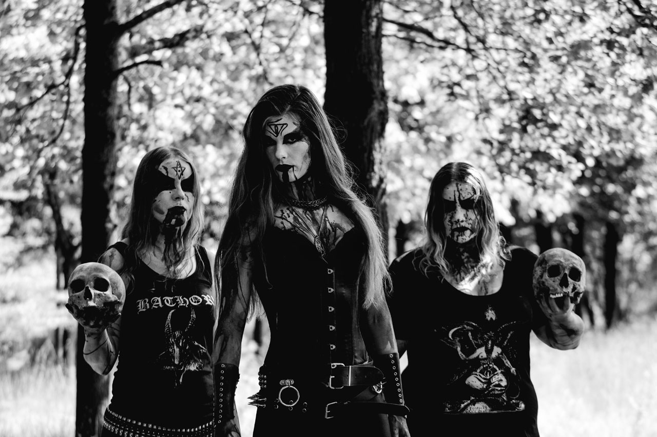 People 1280x851 black metal Girl Band Asagraum music metal band monochrome
