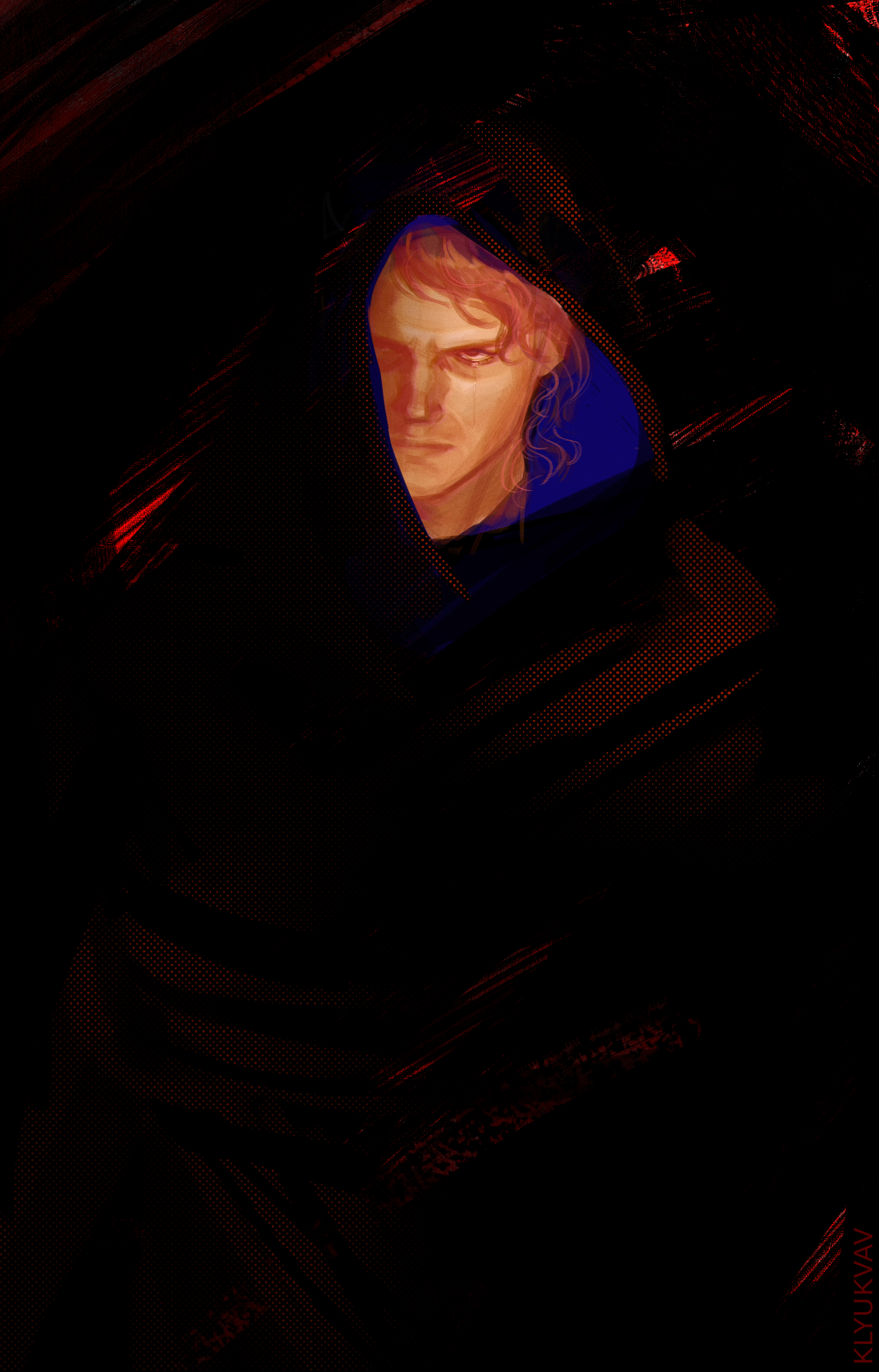 General 2018x3148 Star Wars Star Wars: Episode III - The Revenge of the Sith Anakin Skywalker Sith movies hate sad sadness crying portrait display digital art watermarked