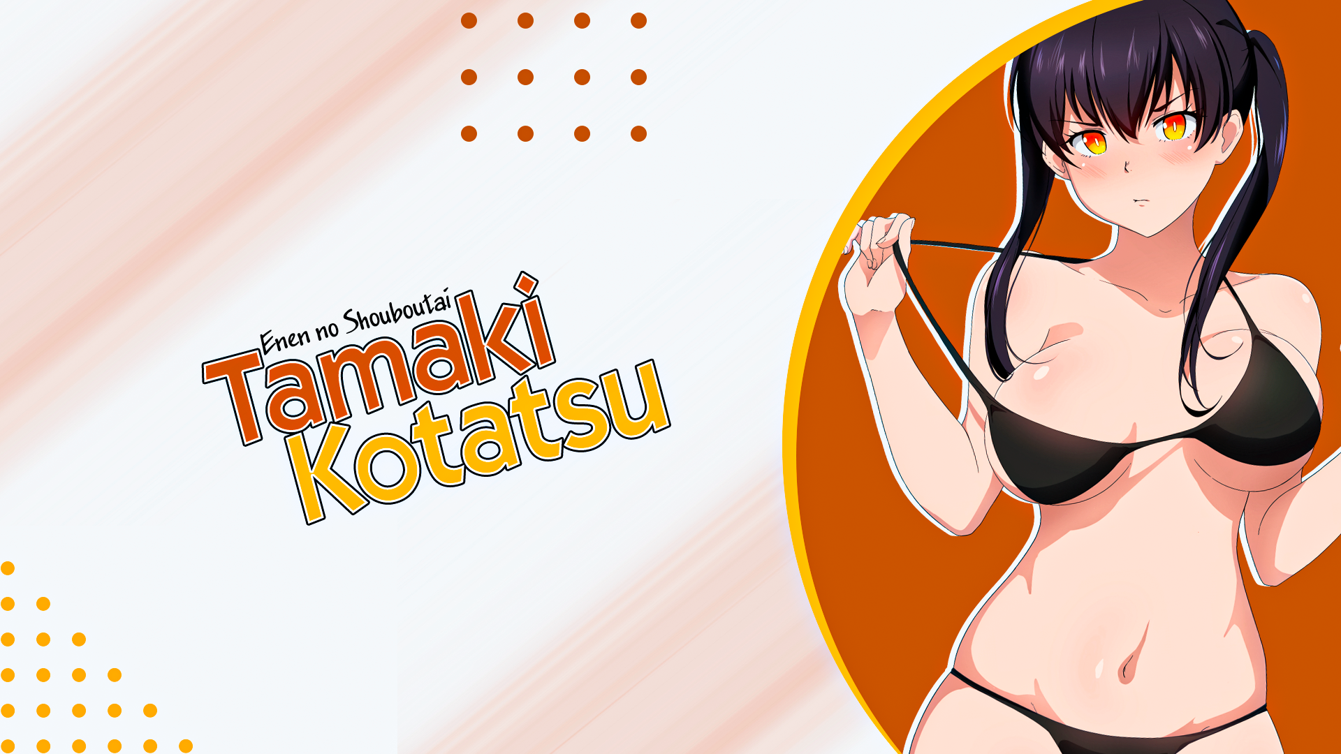 big boobs, anime, anime girls, bikini, Enen no Shouboutai, Tamaki Kotatsu |  1920x1080 Wallpaper 