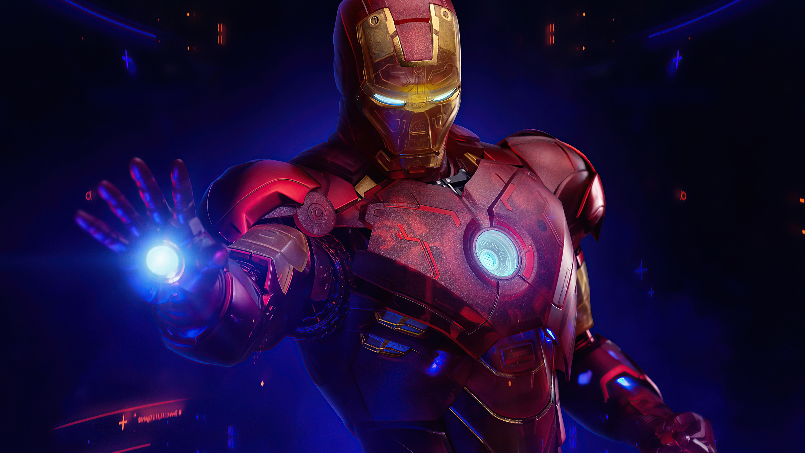 General 2560x1440 Iron Man digital art fan art Marvel Comics superhero