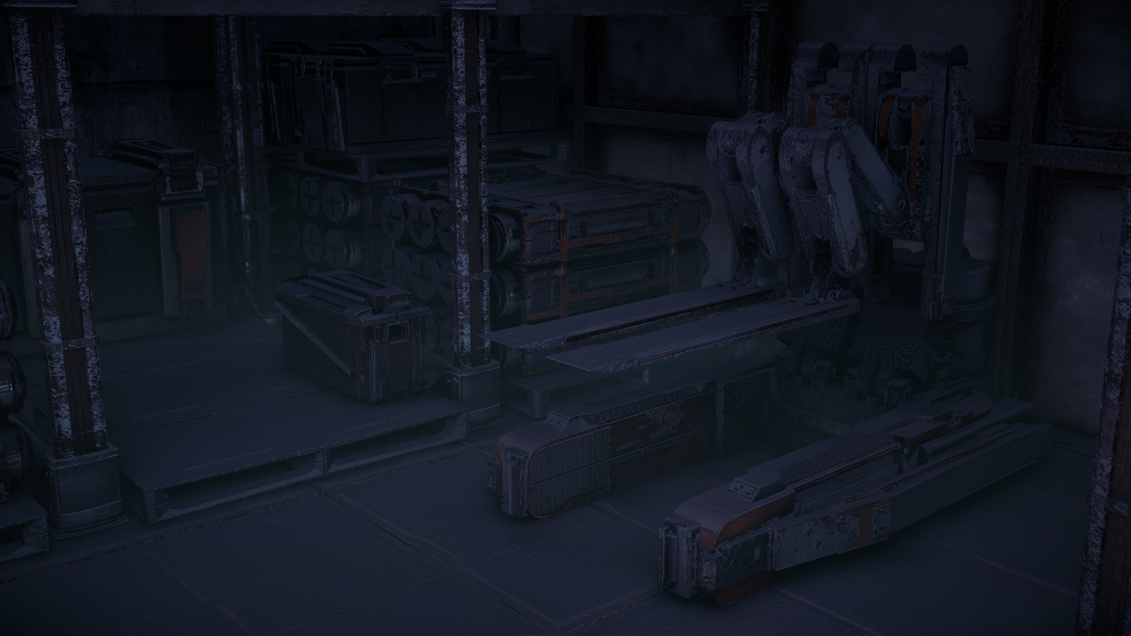 General 3840x2160 Horizon: Zero Dawn Horizon: Zero Dawn Frozen Wilds video games bunker vault forklifts warehouse science fiction robot 4K