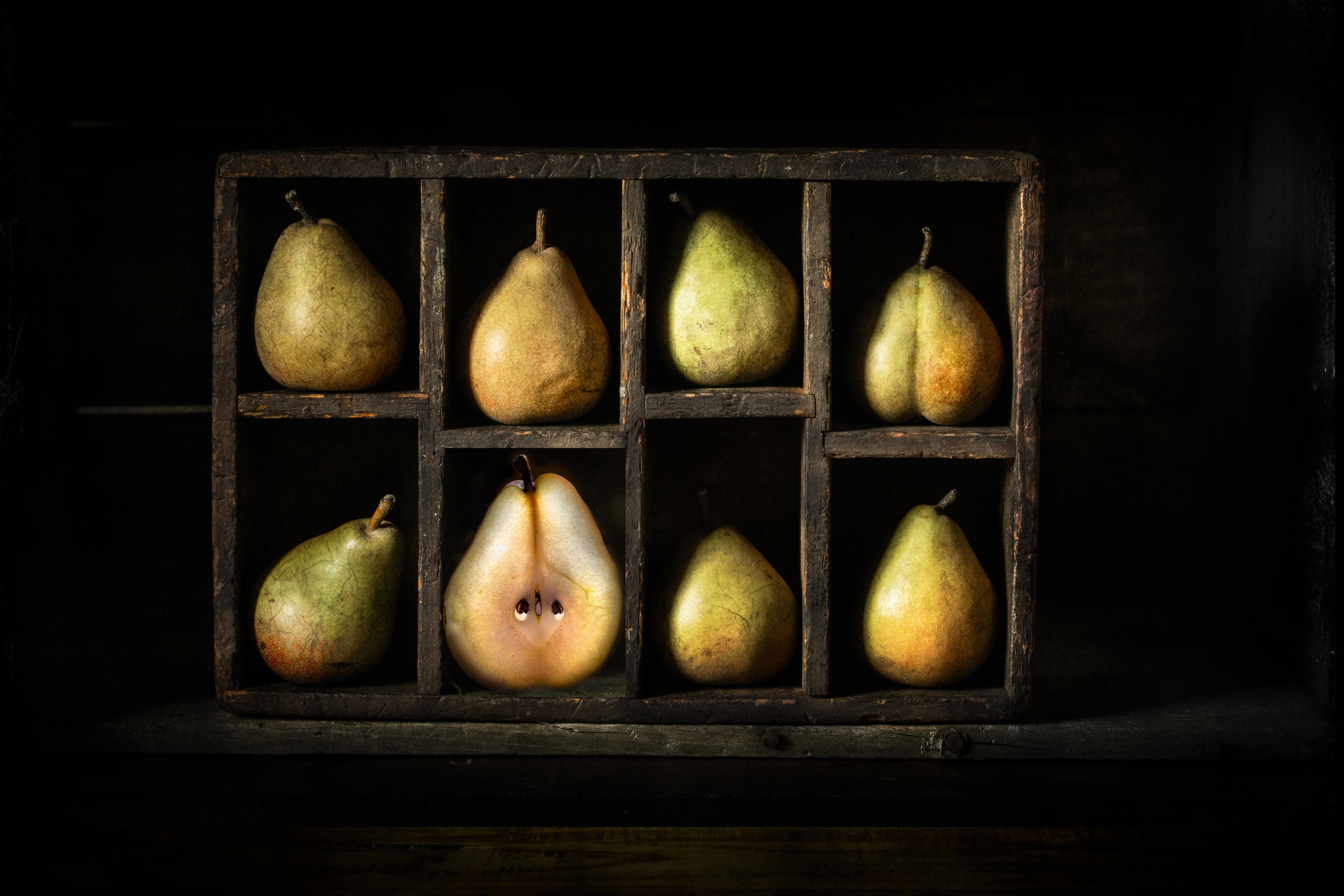 General 2500x1667 still life pears food fruit simple background