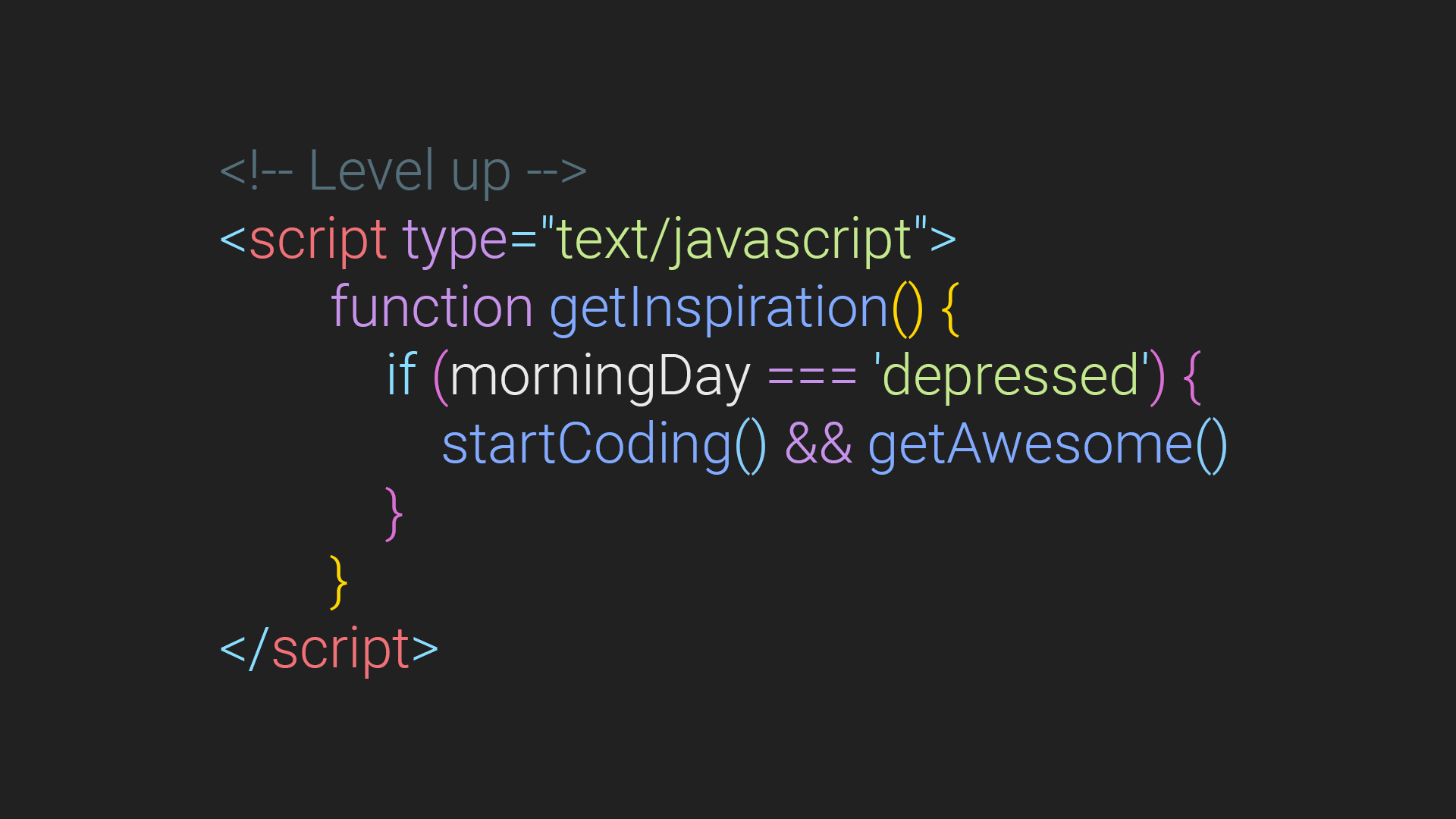 General 1920x1080 code web development JavaScript HTML programming humor