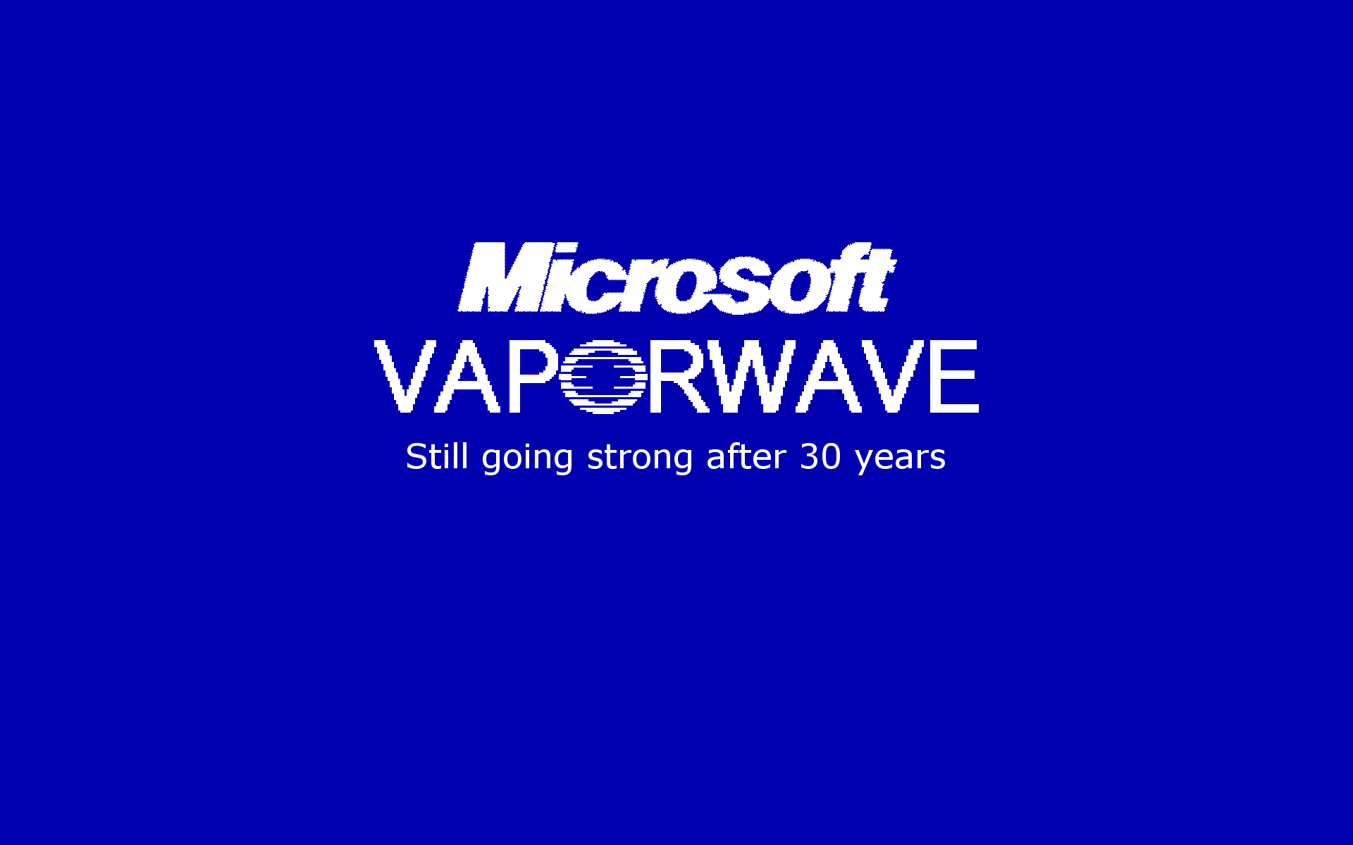 General 1920x1200 vaporwave 1990s Microsoft blue