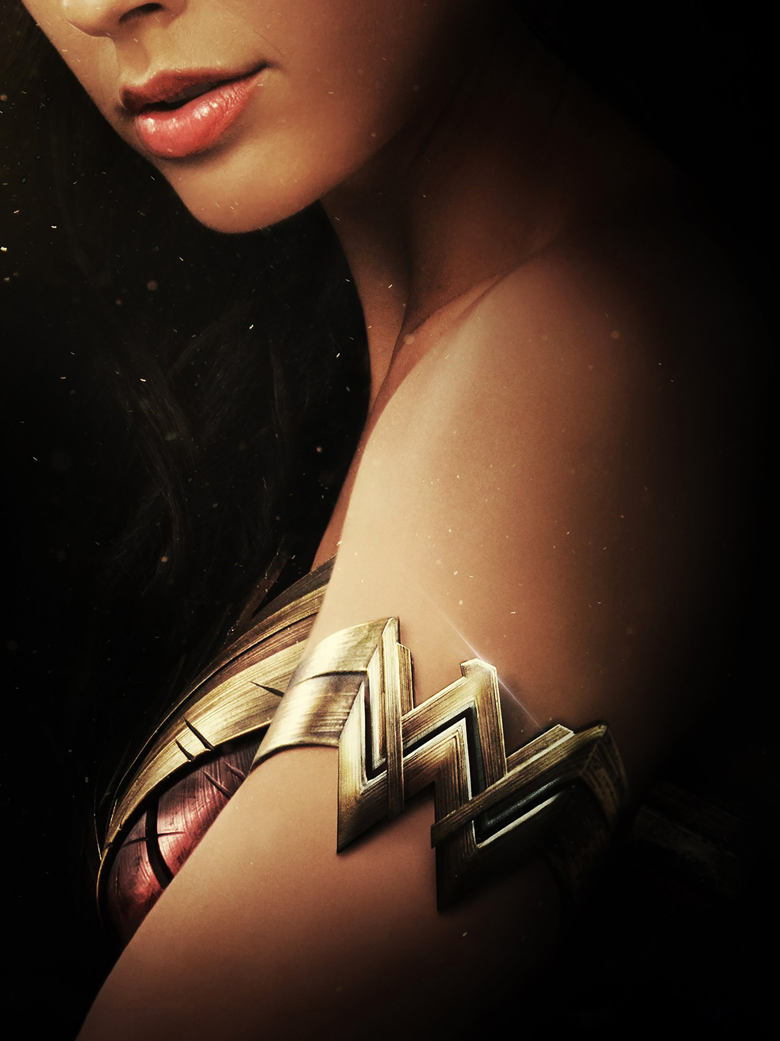 General 1536x2048 Wonder Woman Gal Gadot juicy lips women DC Extended Universe movies closeup superheroines