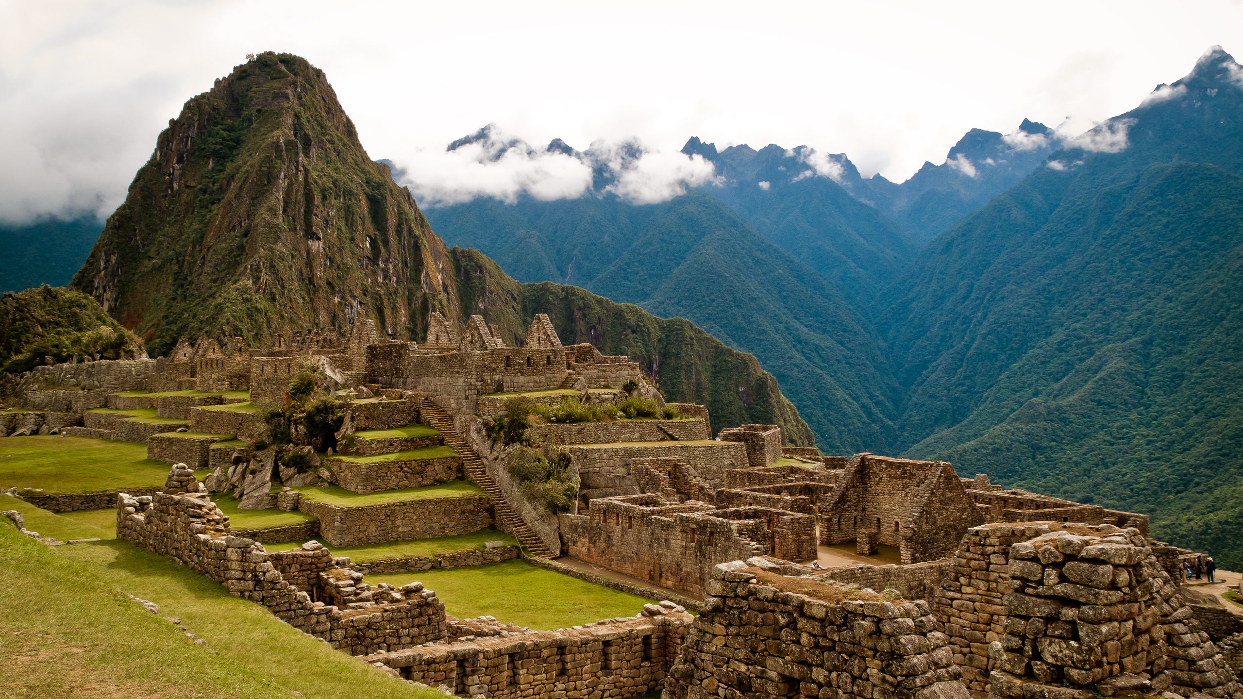 General 2560x1440 photography Machu Picchu South America history mountains World Heritage Site ruins Peru landmark