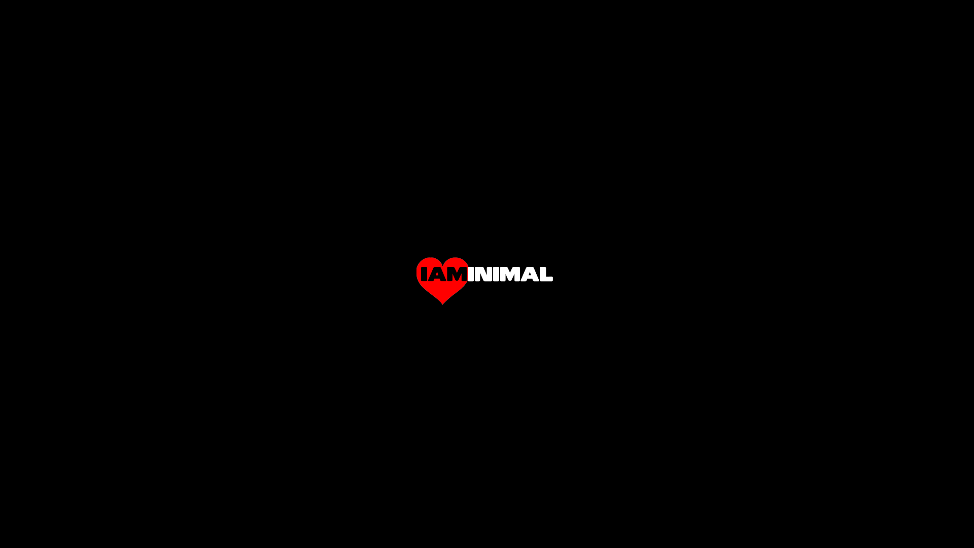General 1920x1080 minimalism heart (design) black background dark digital art simple background