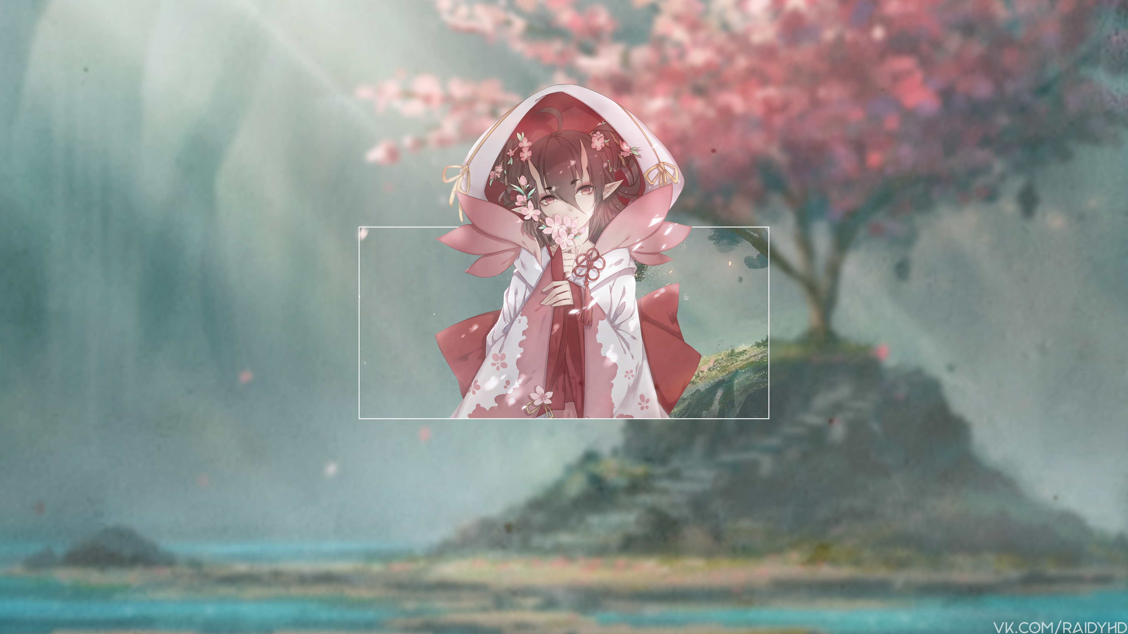 Anime 3840x2160 anime anime girls picture-in-picture cherry blossom cherry trees