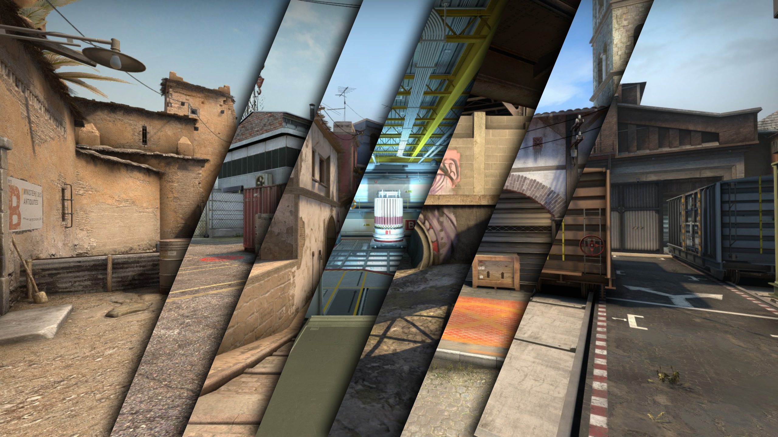 General 2560x1440 Counter-Strike: Global Offensive active map pool video games