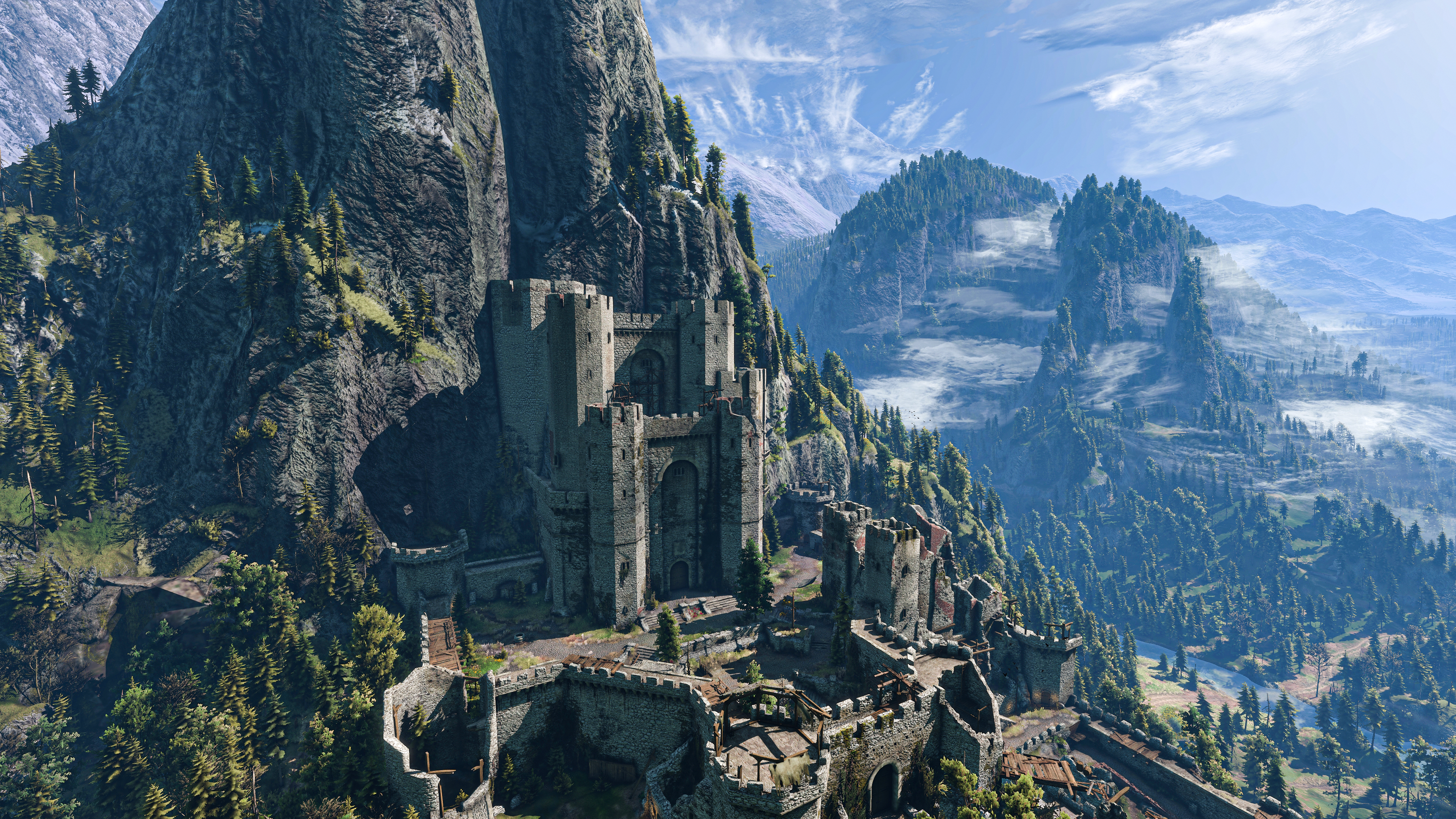 General 3840x2160 The Witcher The Witcher 3: Wild Hunt Kaer Morhen CD Projekt RED video games