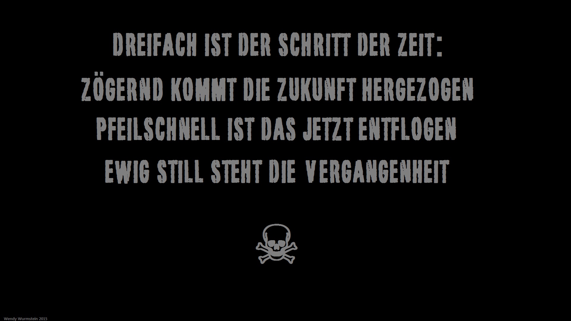 General 1920x1080 text black background skull and bones German Aoki Hagane no Arpeggio