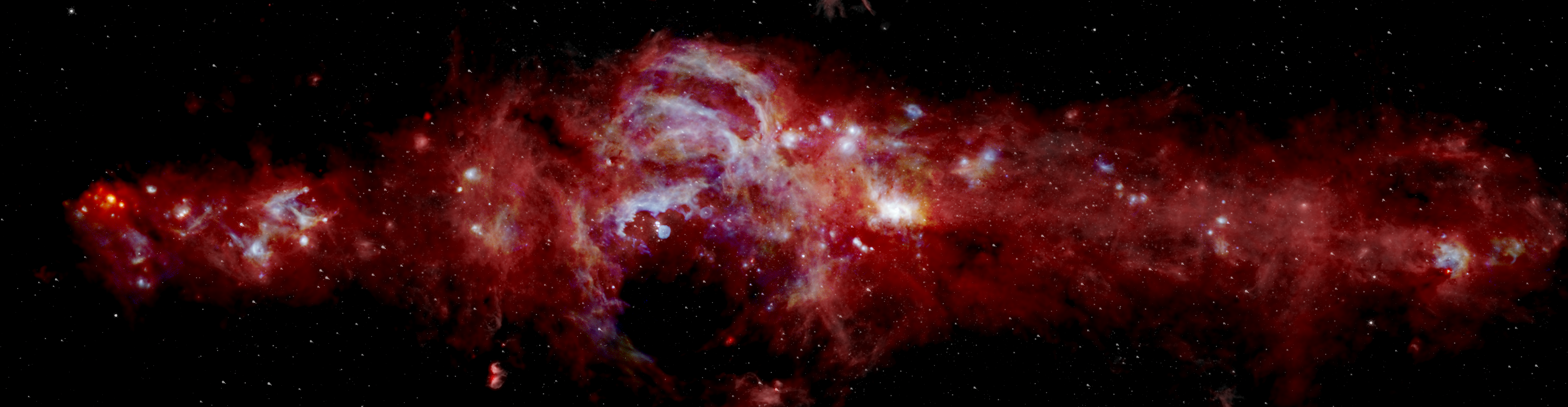 General 6000x1558 space NASA galaxy universe stars Milky Way