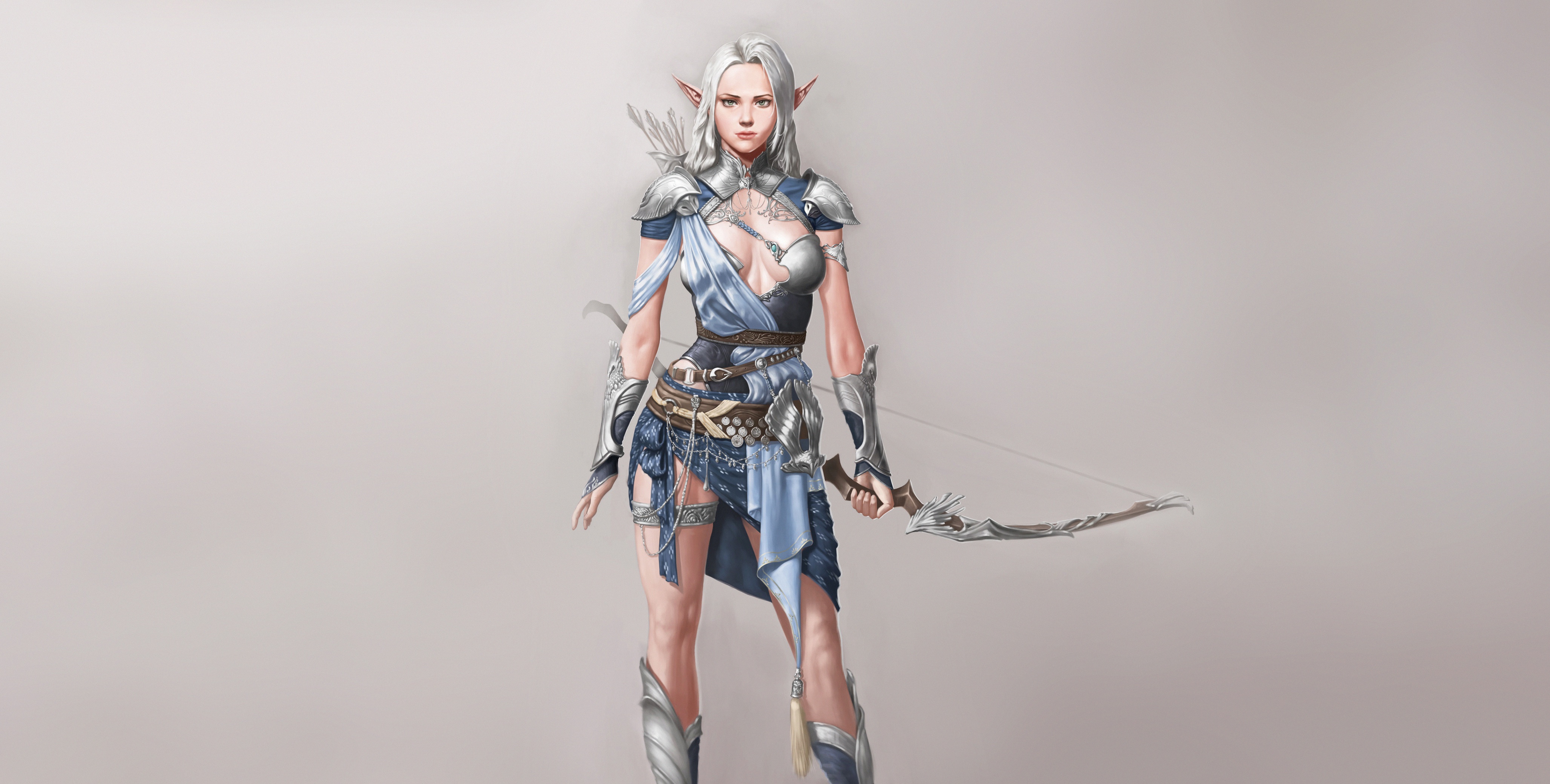 General 4110x2080 simple background fantasy girl fantasy art