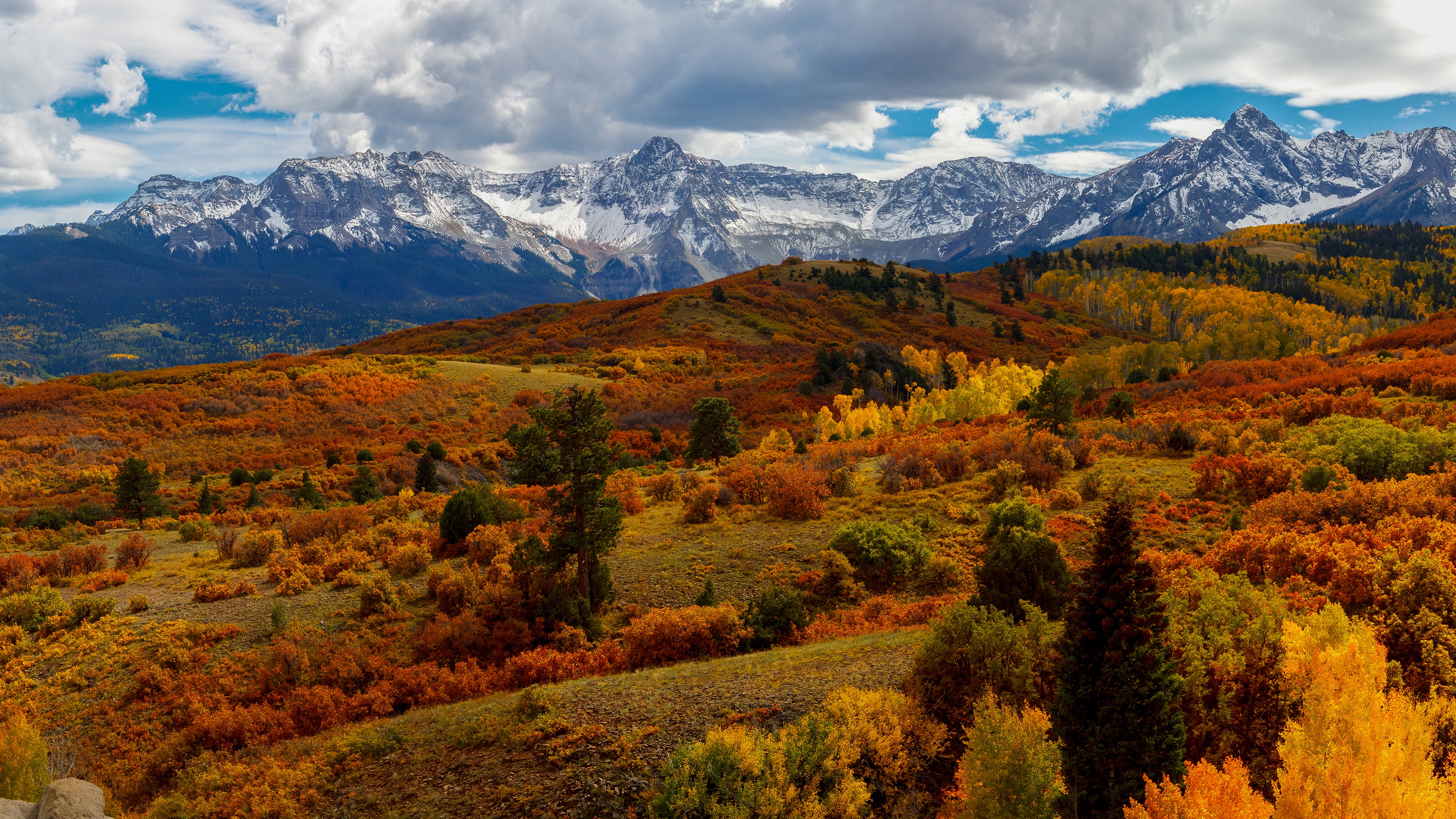 General 3840x2160 fall landscape nature mountains