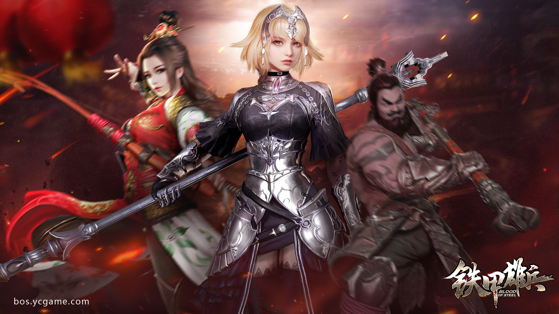 General 1920x1080 Blood of Steel video games fantasy girl warrior blonde