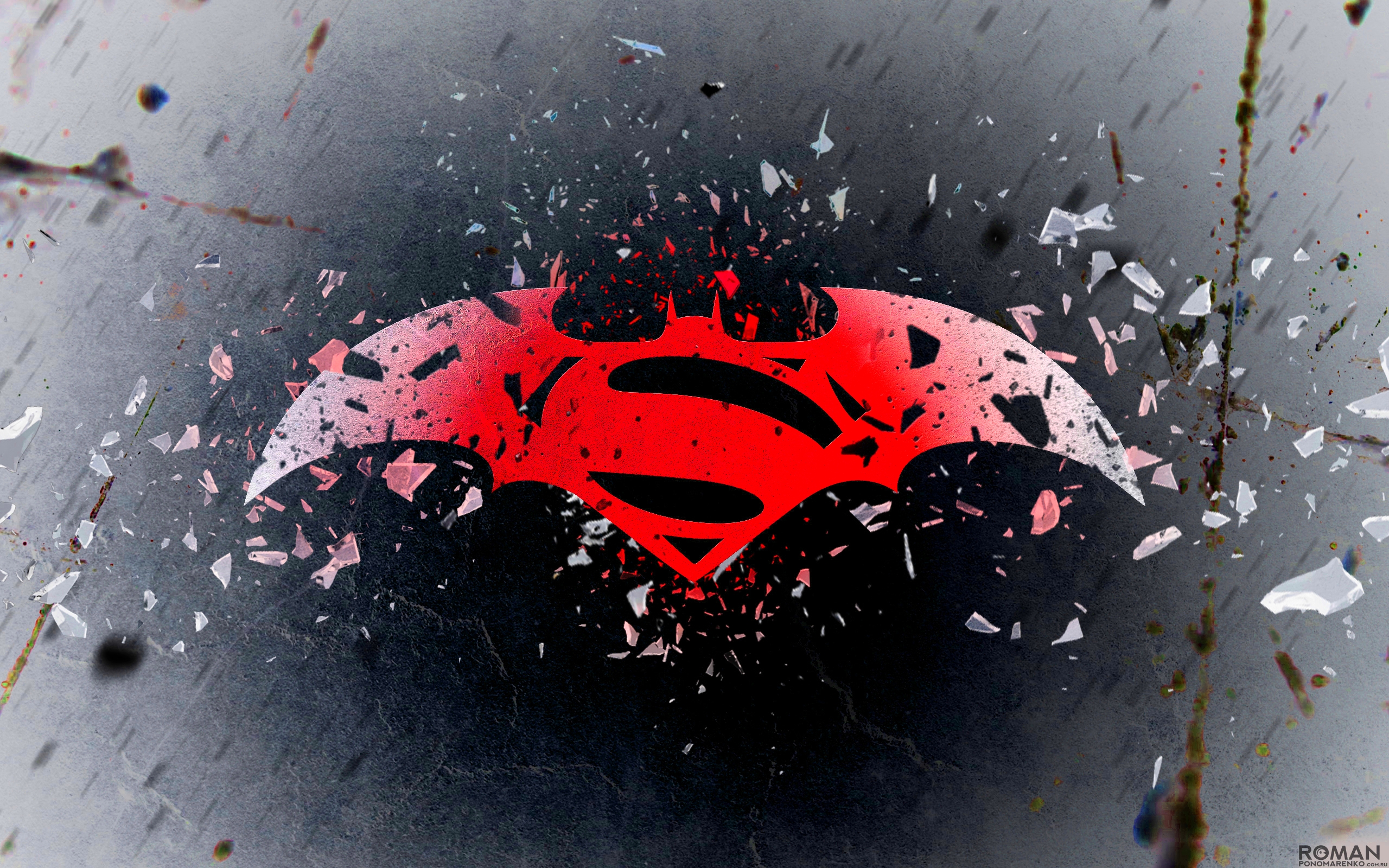 General 2560x1600 Superman Batman logo logo superhero