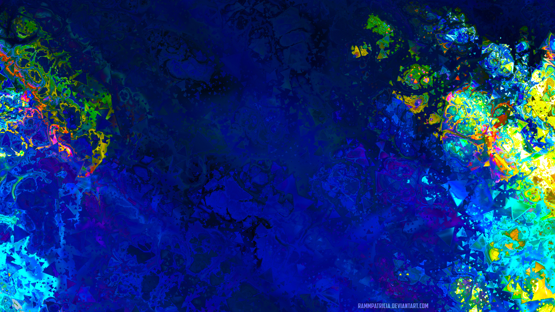 General 1920x1080 abstract digital art RammPatricia blue