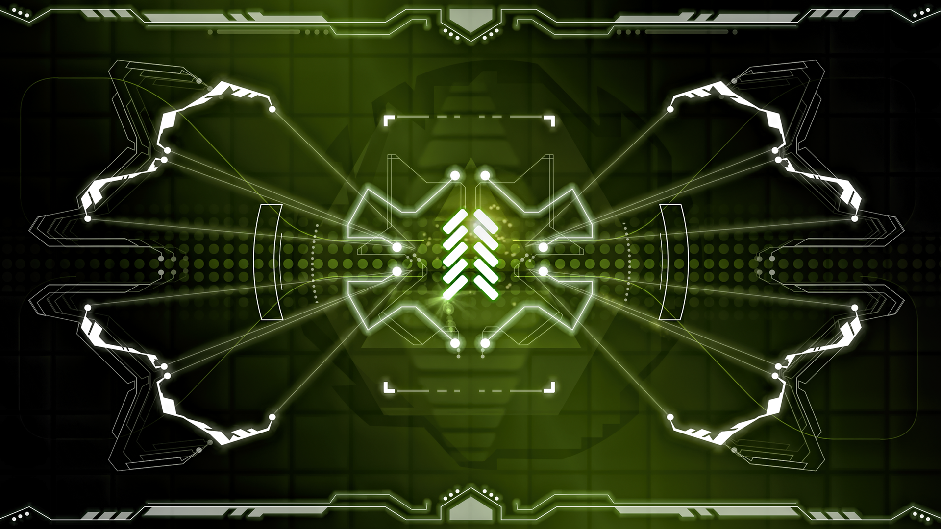 General 1920x1080 futuristic HUD abstract science fiction technology digital art