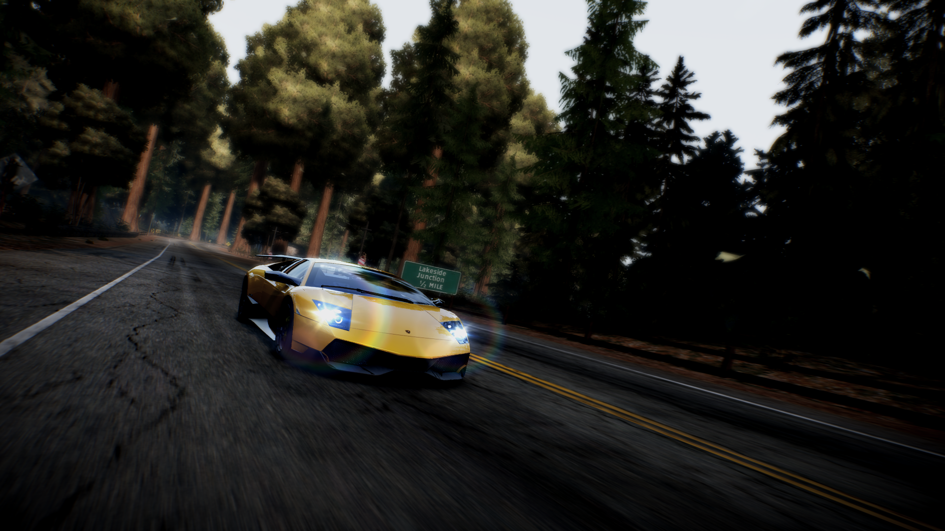 General 1920x1080 Need for Speed: Hot Pursuit Lamborghini video games car vehicle racing yellow cars Lamborghini Murcielago