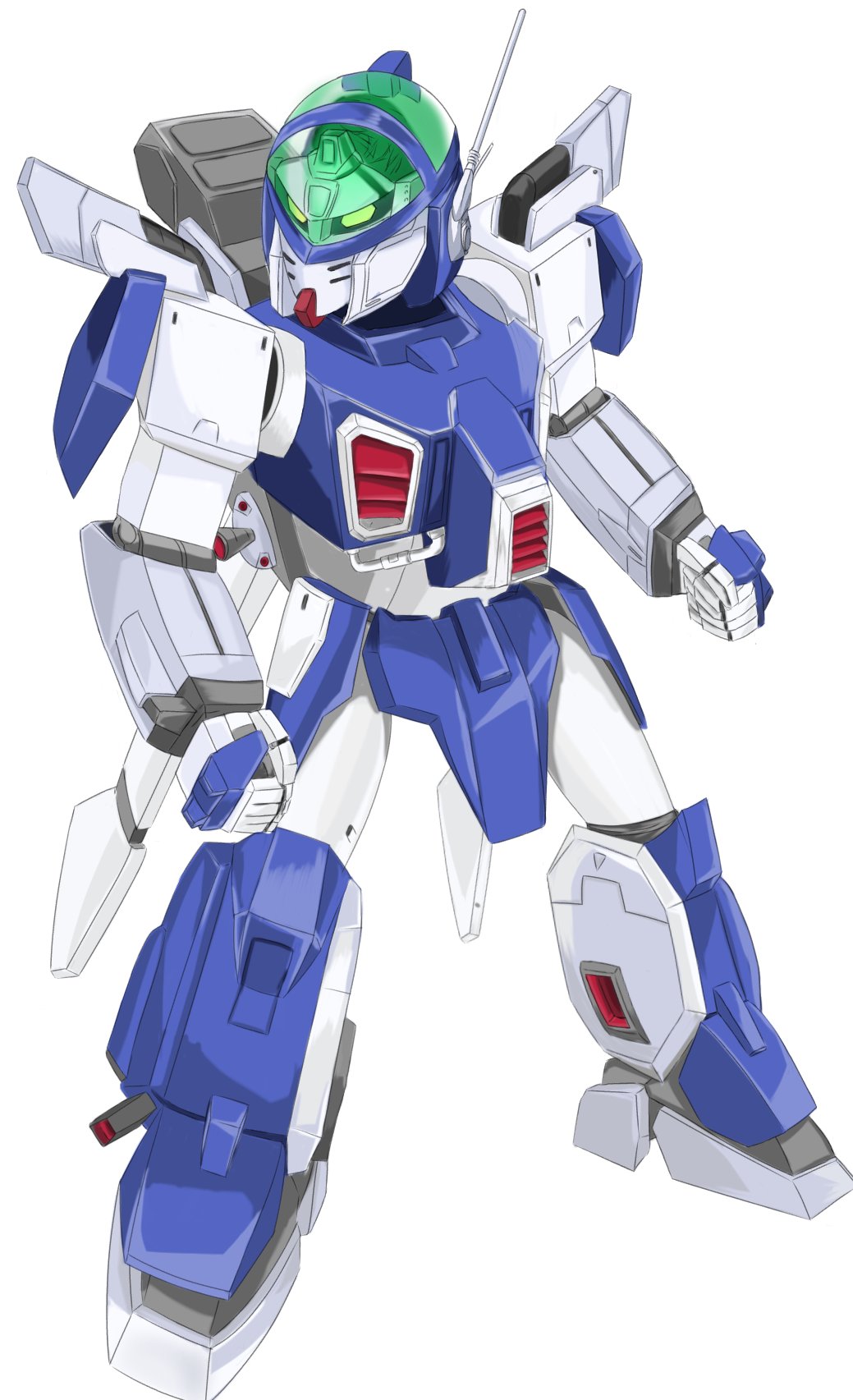 Anime 1039x1705 anime mechs Layzner Blue Meteor SPT Layzner Super Robot Taisen artwork digital art fan art