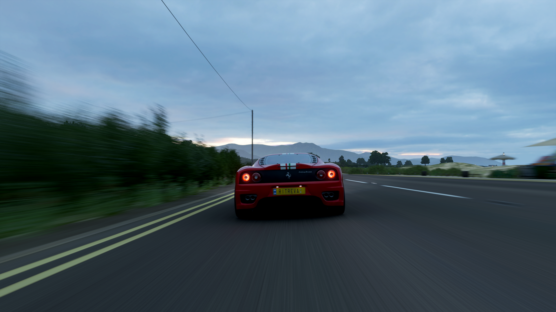 General 1920x1080 Forza Horizon 4 Ferrari red cars car vehicle video games screen shot