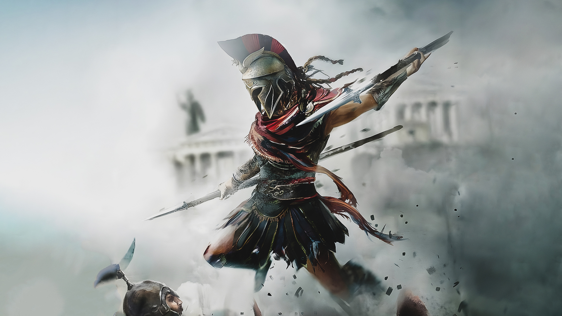 General 1920x1080 video games warrior concept art Ubisoft Alexios  Kassandra Assassin's Creed: Odyssey video game characters