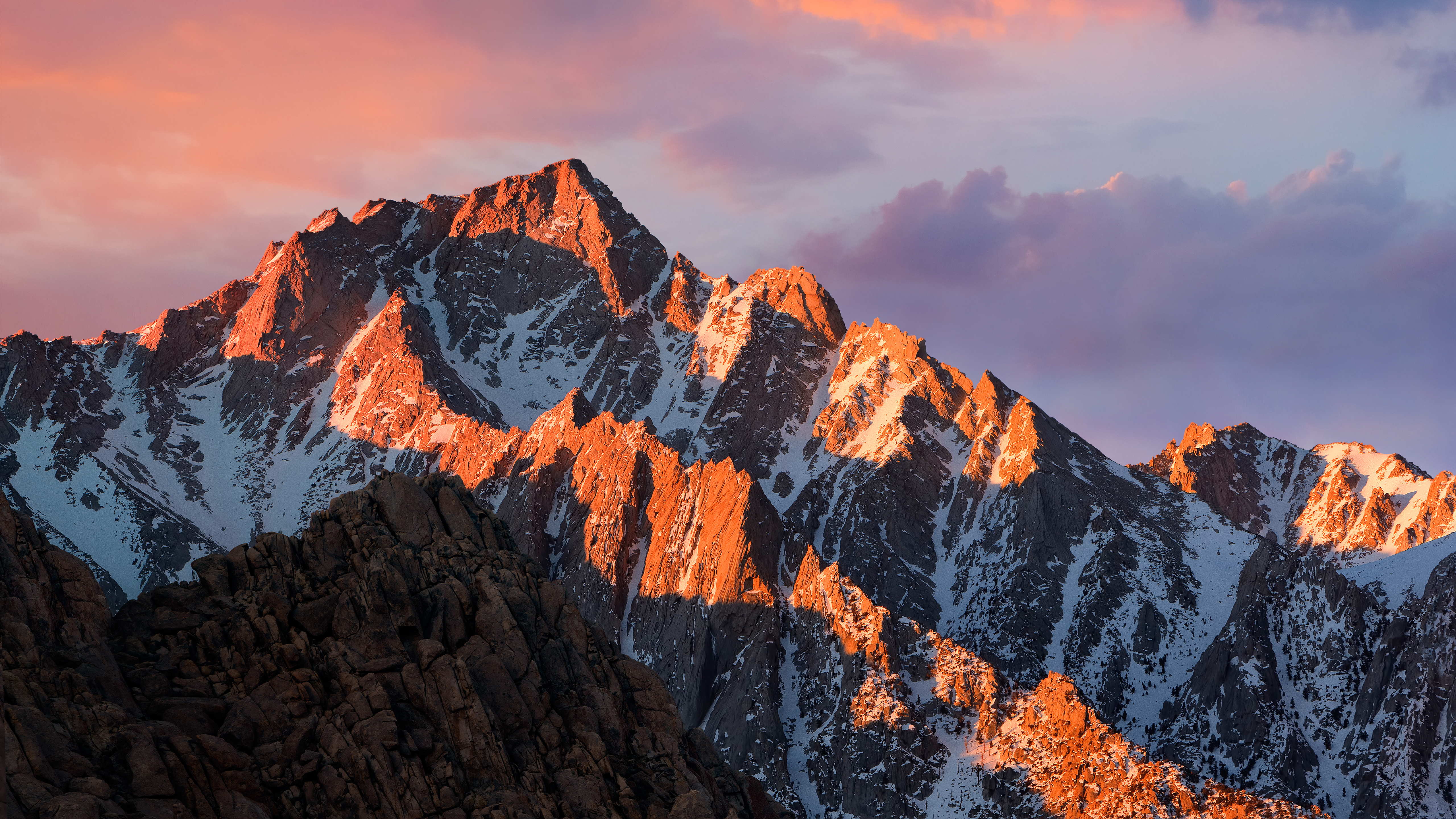 General 5120x2880 Sierra Nevada nature mountains macOS