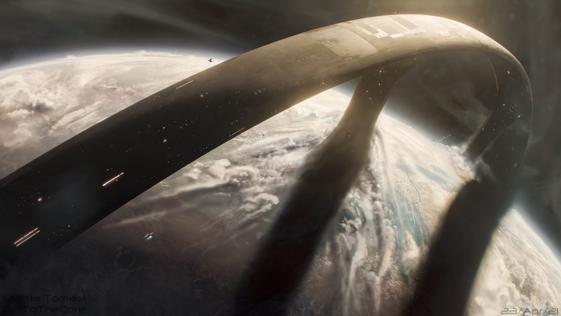 General 1920x1080 artwork science fiction space planet halo Halo (game) Trantor