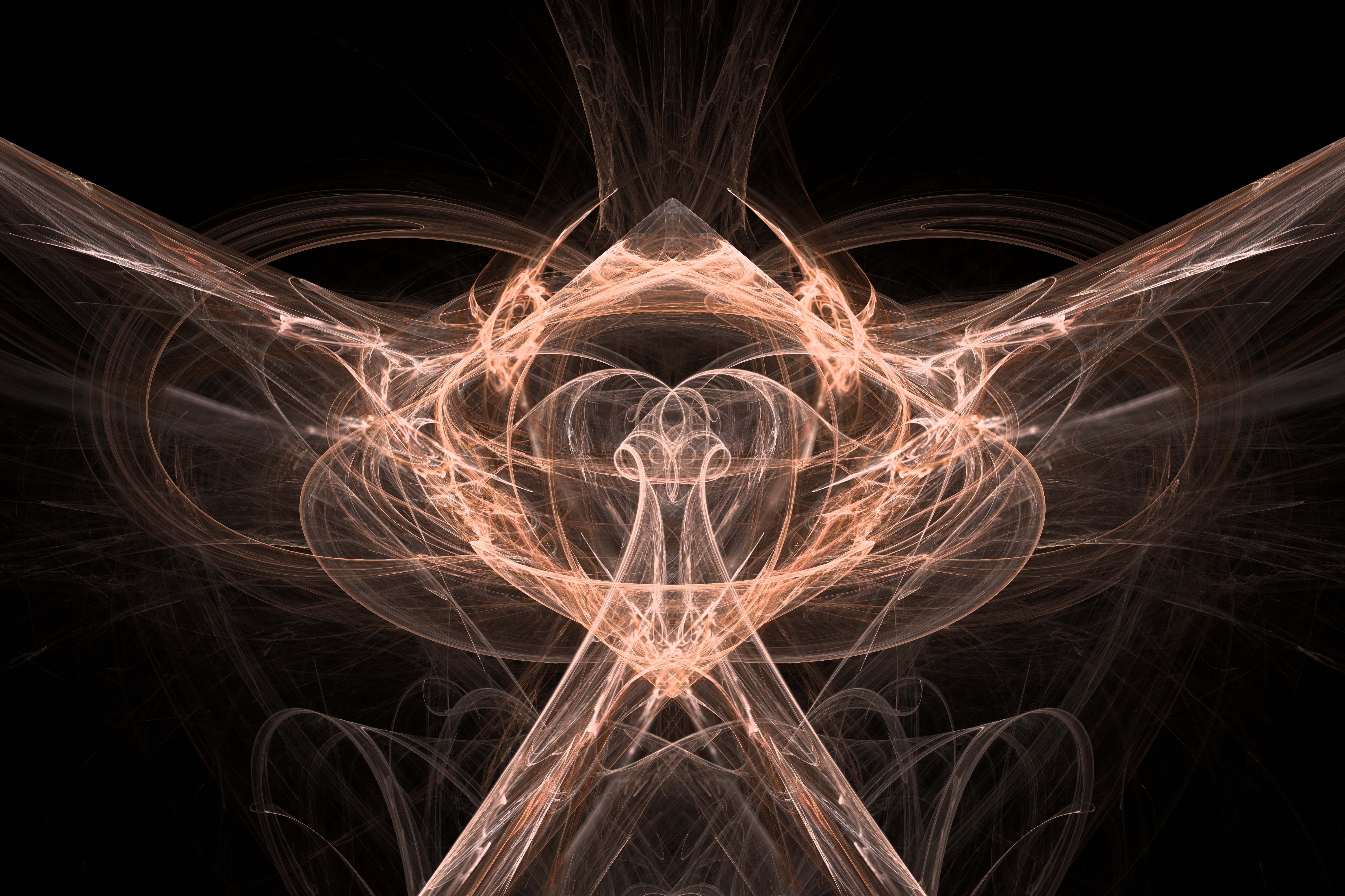 General 6000x4000 fractal fractal flame simple background dark pattern digital art technology