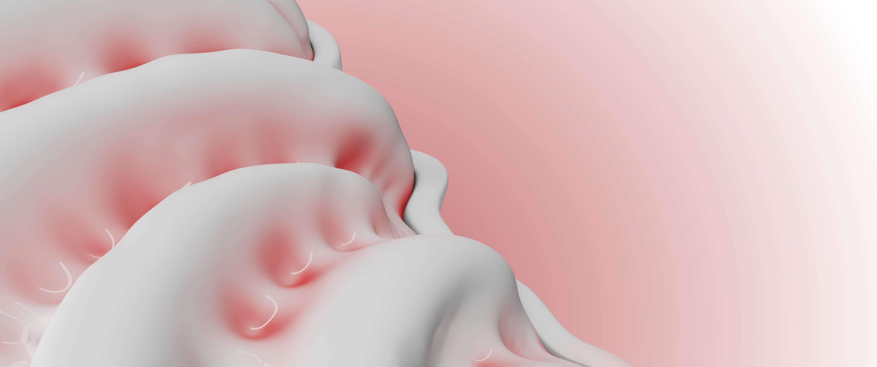 General 3440x1440 abstract 3D Abstract organic pink glossy ultrawide digital art simple background