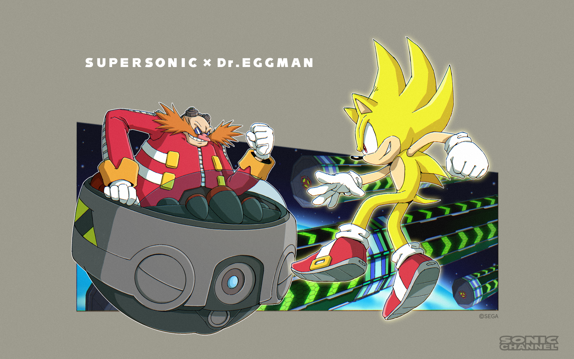 General 1920x1200 Dr. Robotnik Sonic Sonic the Hedgehog super sonic Sega video game art comic art PC gaming December (Month)