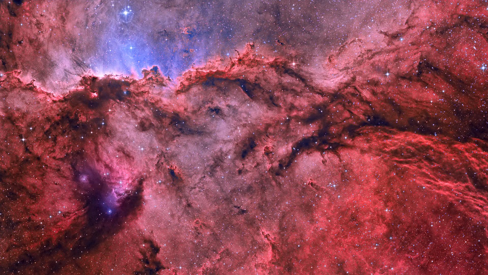 General 1920x1080 nebula space red