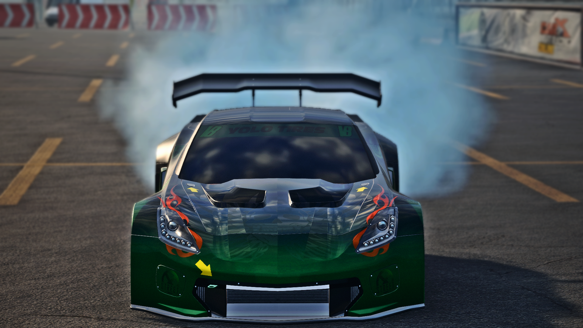 General 1920x1080 car car spoiler drift cars screen shot CarX Drift Racing Online burnout Corvette video games