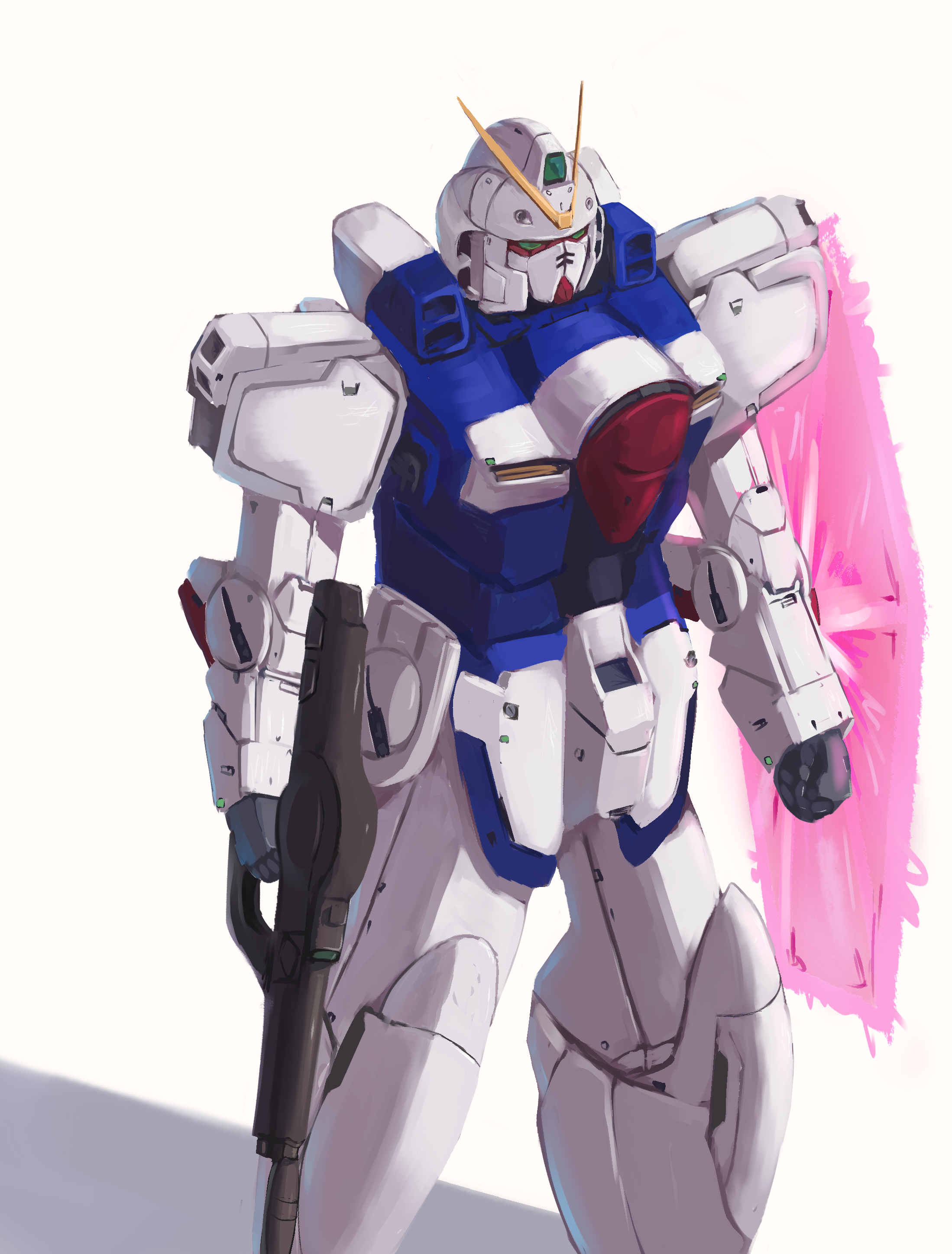 Anime 2198x2894 V Gundam anime mechs Gundam Super Robot Taisen Mobile Suit V Gundam artwork digital art fan art