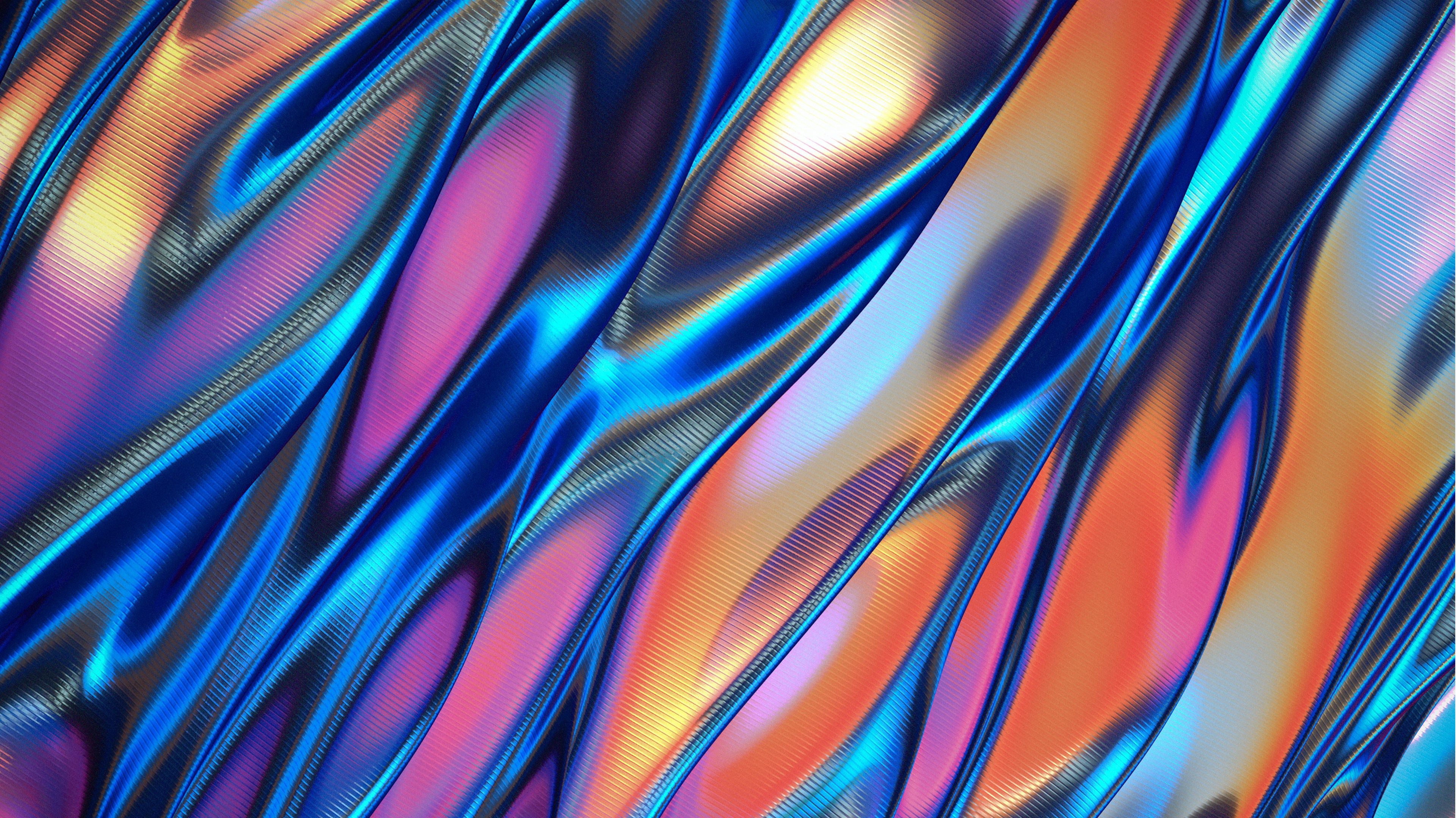 General 3840x2160 pattern waves digital digital art artwork illustration texture wrinkles abstract colorful
